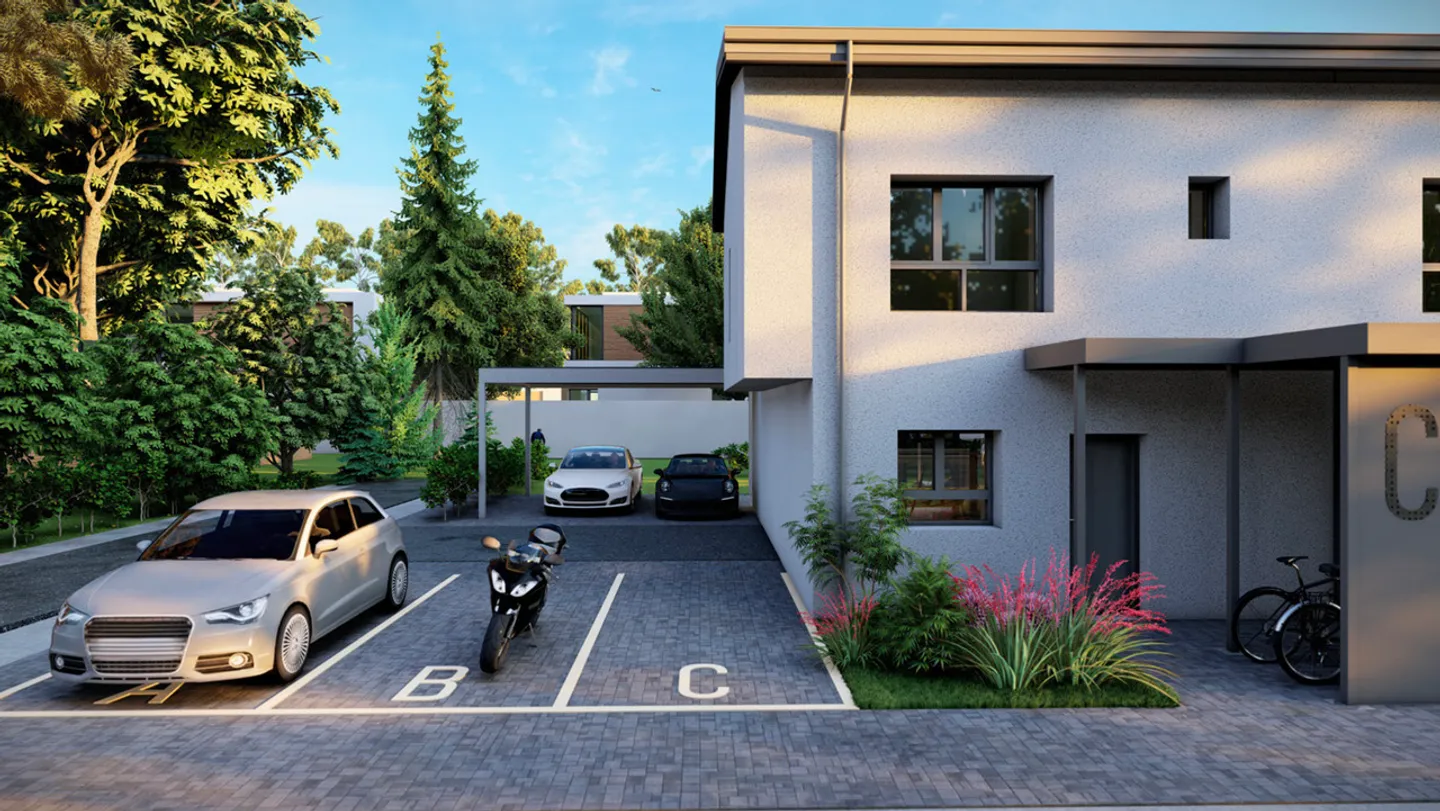 Neue Doppelhaushälfte in Presinge - Foto 2 von 4