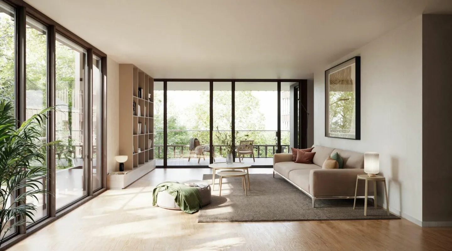 Spacious New Penthouse Apartment in the Center of Rubigen - Photo 4 of 4