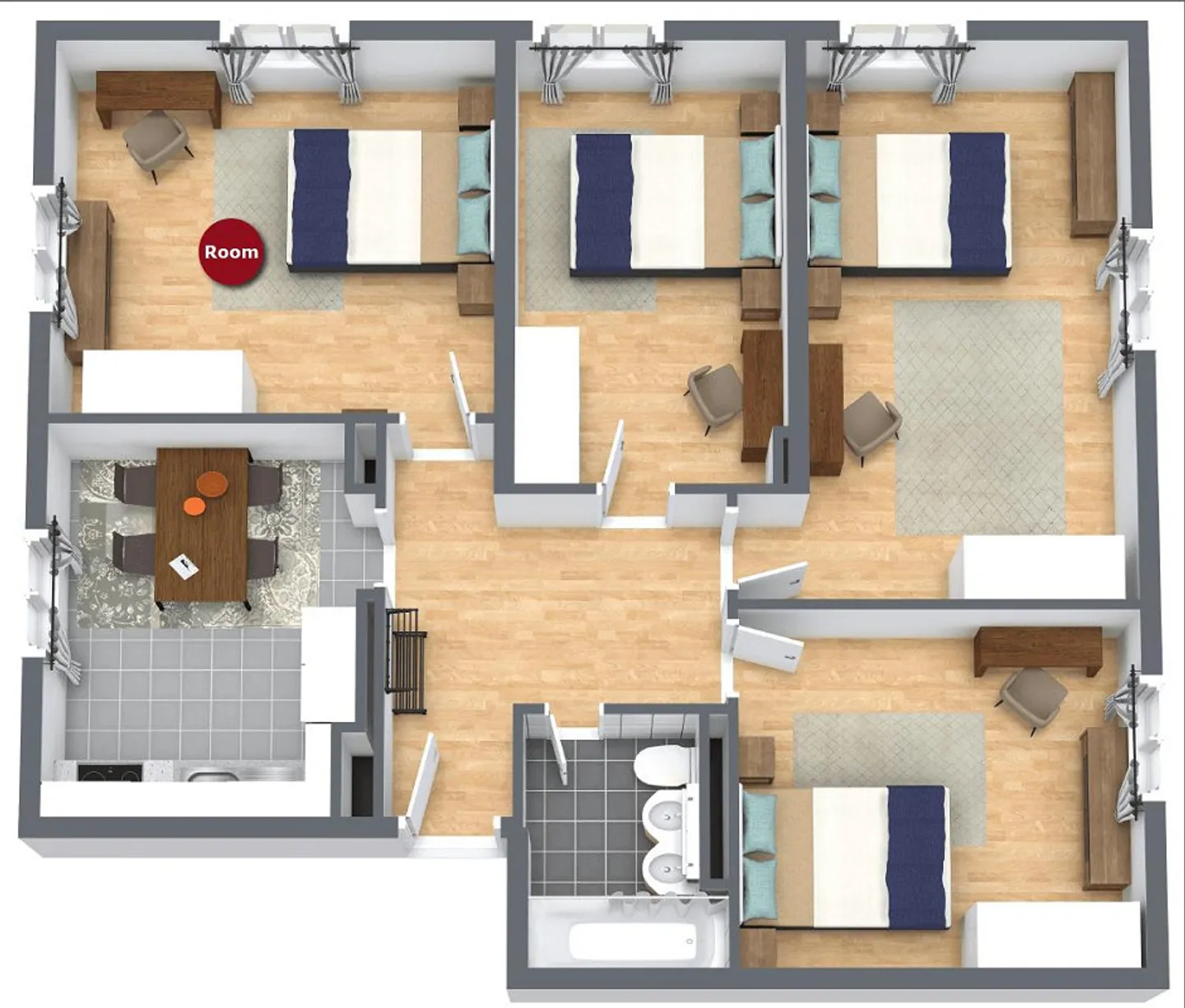 Coliving confortable dans le dynamique quartier d'Altstetten à Zurich - Photo 17 sur 17