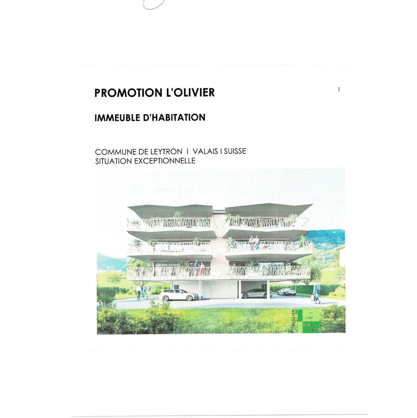 Promozione futura di 7 alloggi a Leytron - Foto 1 di 5