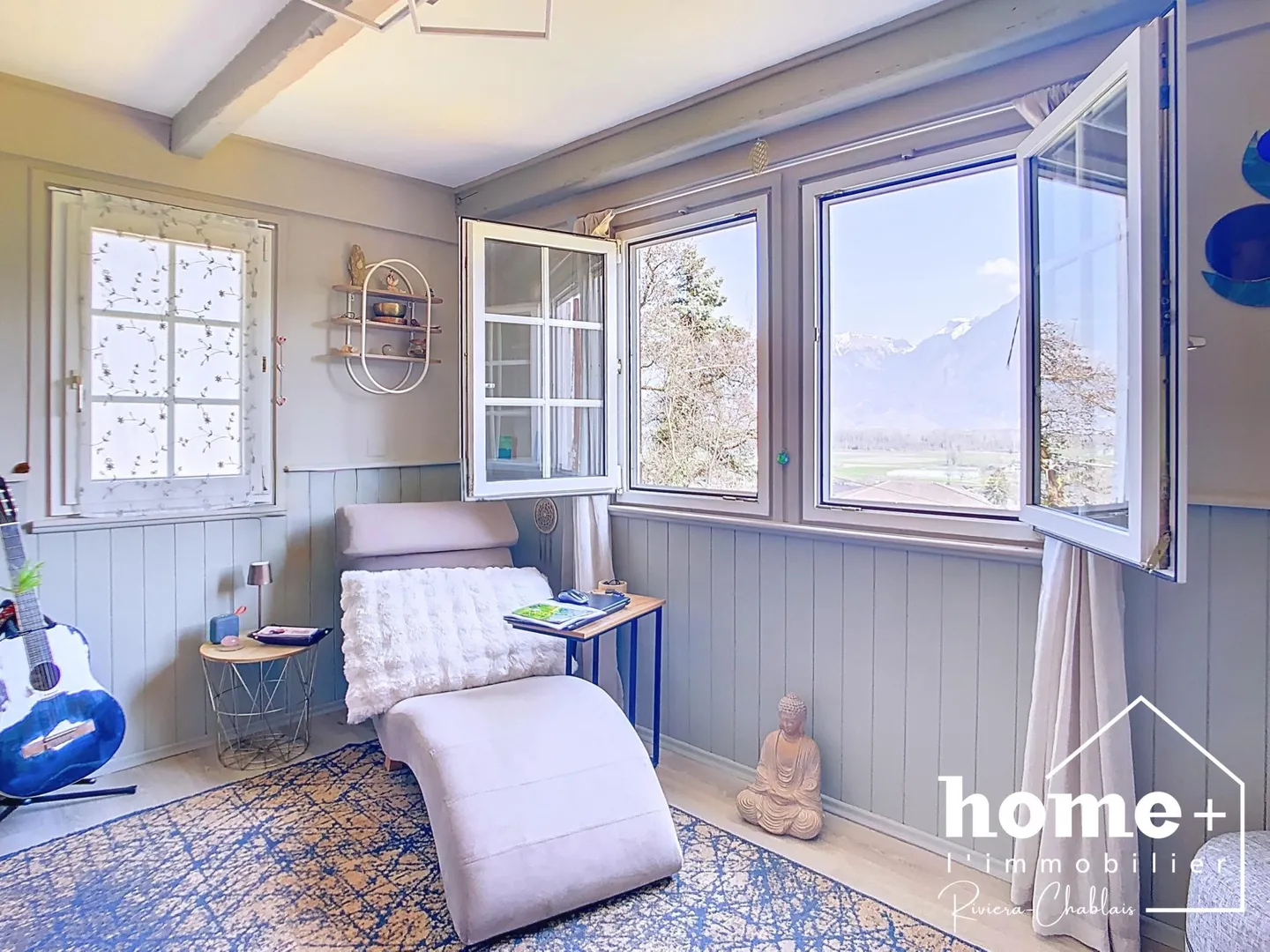 Magnifique chalet au calme avec vue dégagée et beau potentiel d'agrandissement - Foto 7 di 12