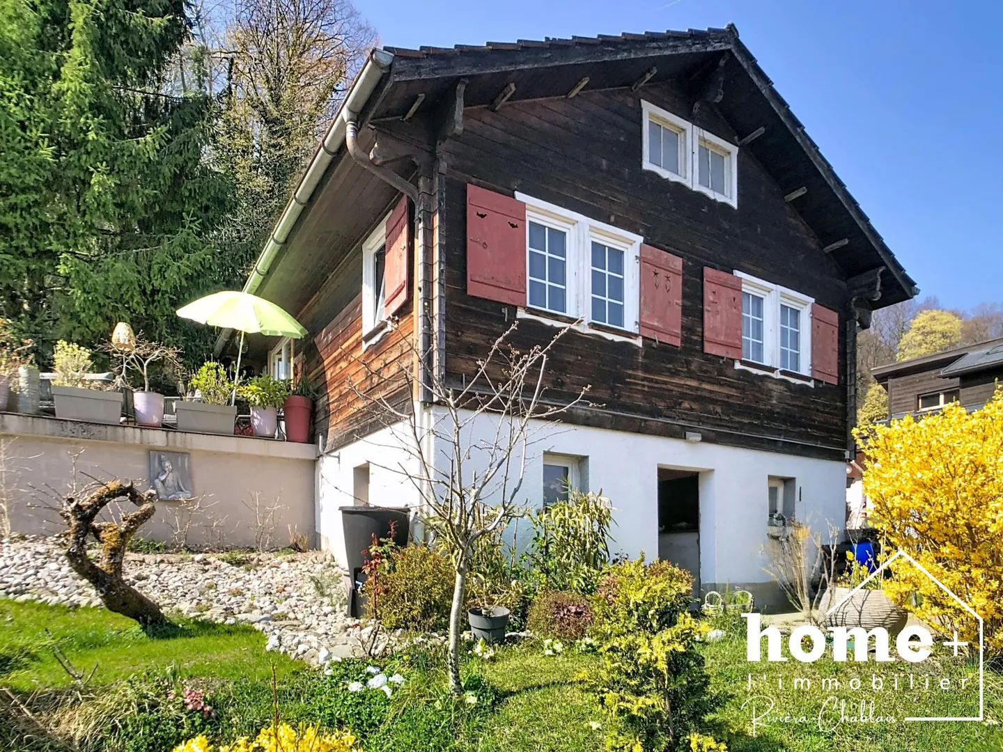 Magnifique chalet au calme avec vue dégagée et beau potentiel d'agrandissement - Foto 11 di 12