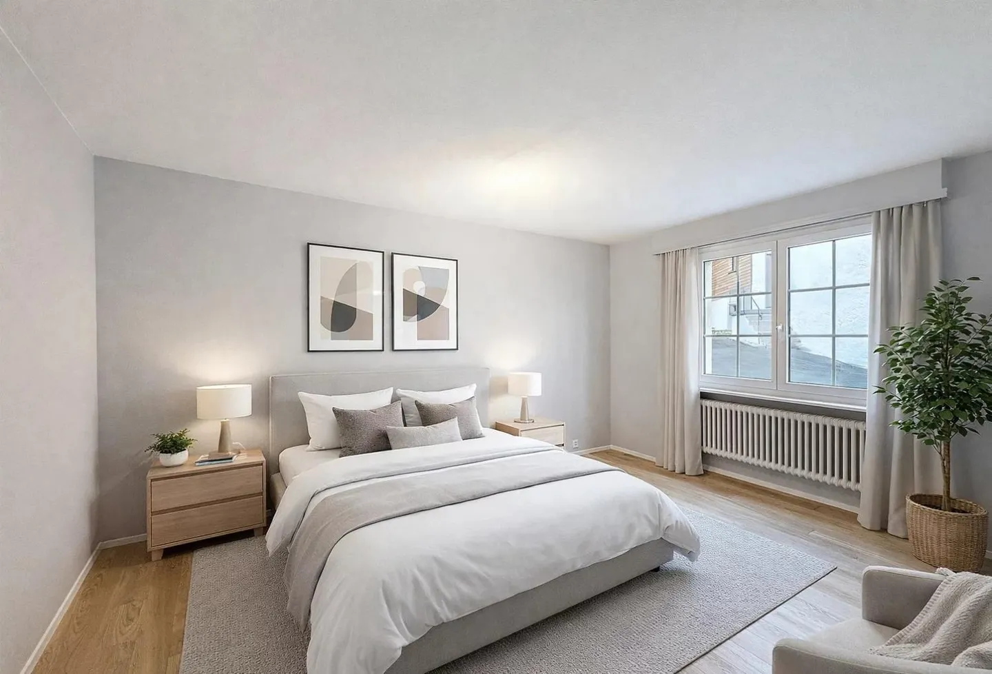 Appartement rénové avec vue sur le lac - Photo 4 sur 9