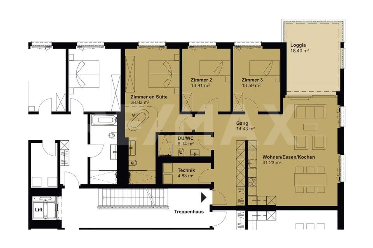 Appartement de 4.5 pièces - PREMIÈRE LOCATION BLAIE Frick - Photo 13 sur 13