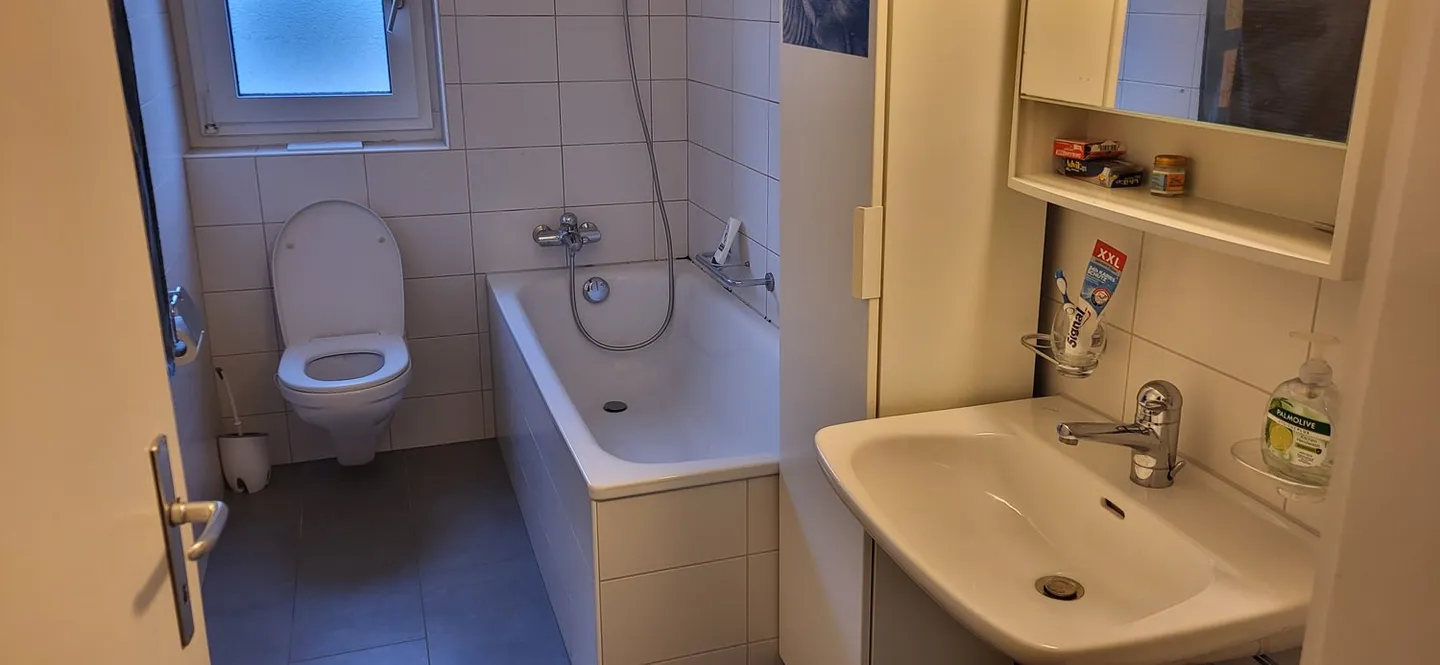 3-room apartment on the high ground floor with balcony in Biel - Photo 14 of 19