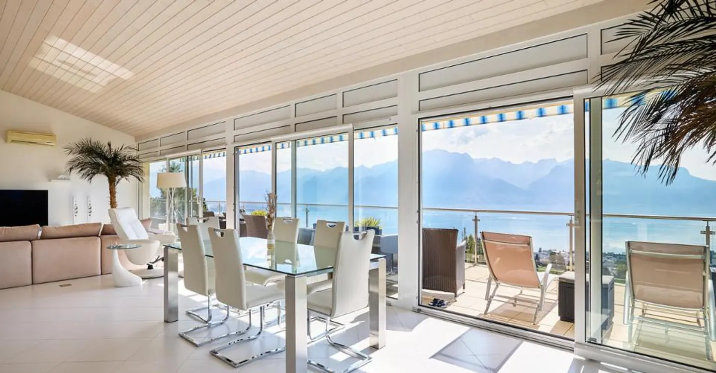 Sehr schöne Wohnung mit außergewöhnlichem Blick auf den See und die Alpen - Foto 11 von 11