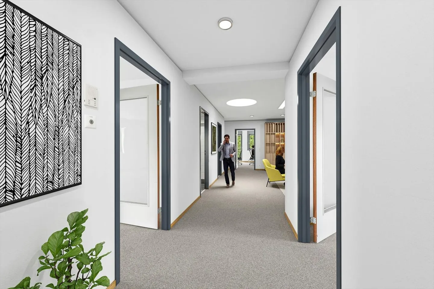Büroflächen mit flexiblem Ausbaukonzept von 170 - 530 m2 im Business Center G15 - Foto 1 von 9