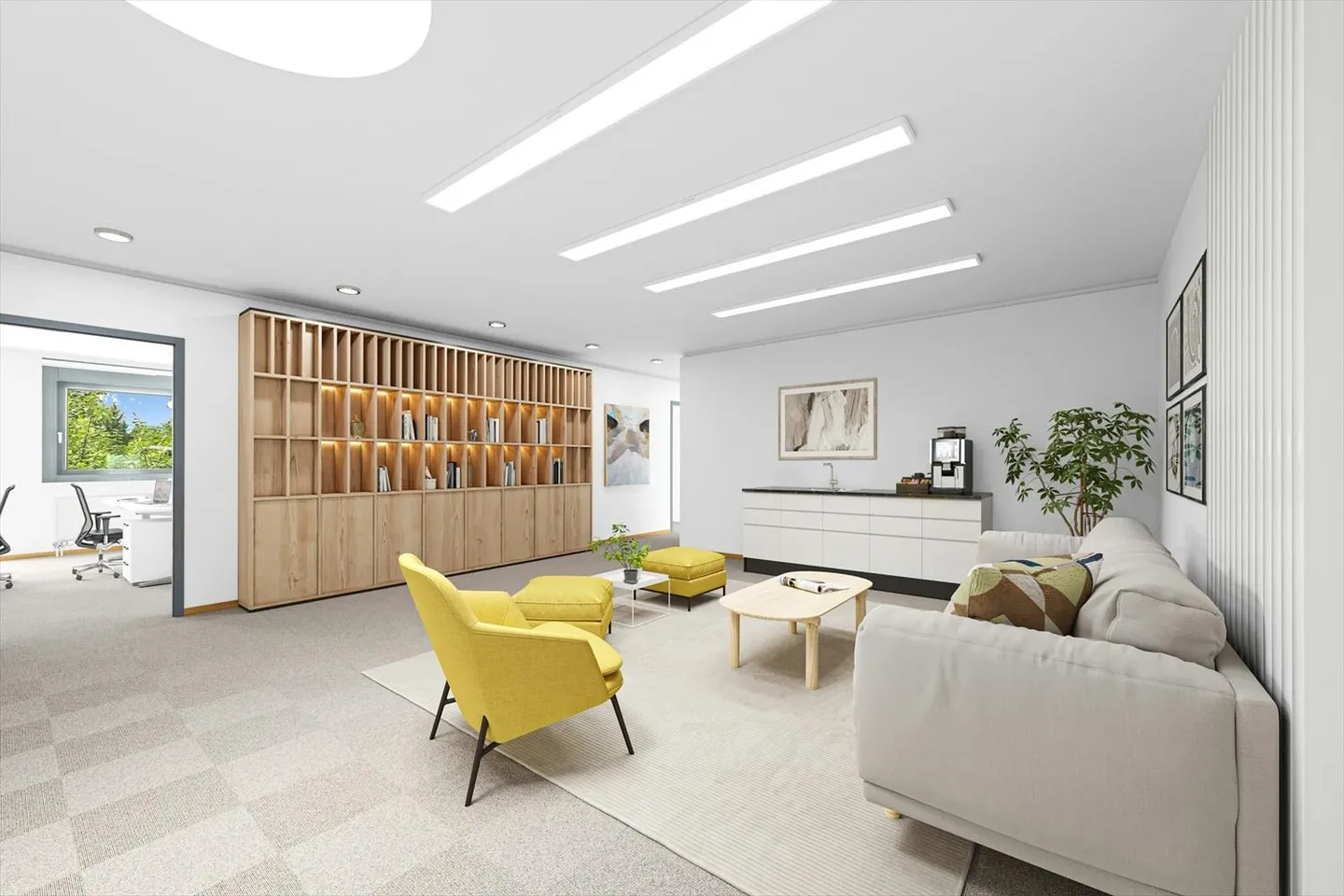 Büroflächen mit flexiblem Ausbaukonzept von 170 - 530 m2 im Business Center G15 - Foto 3 von 9