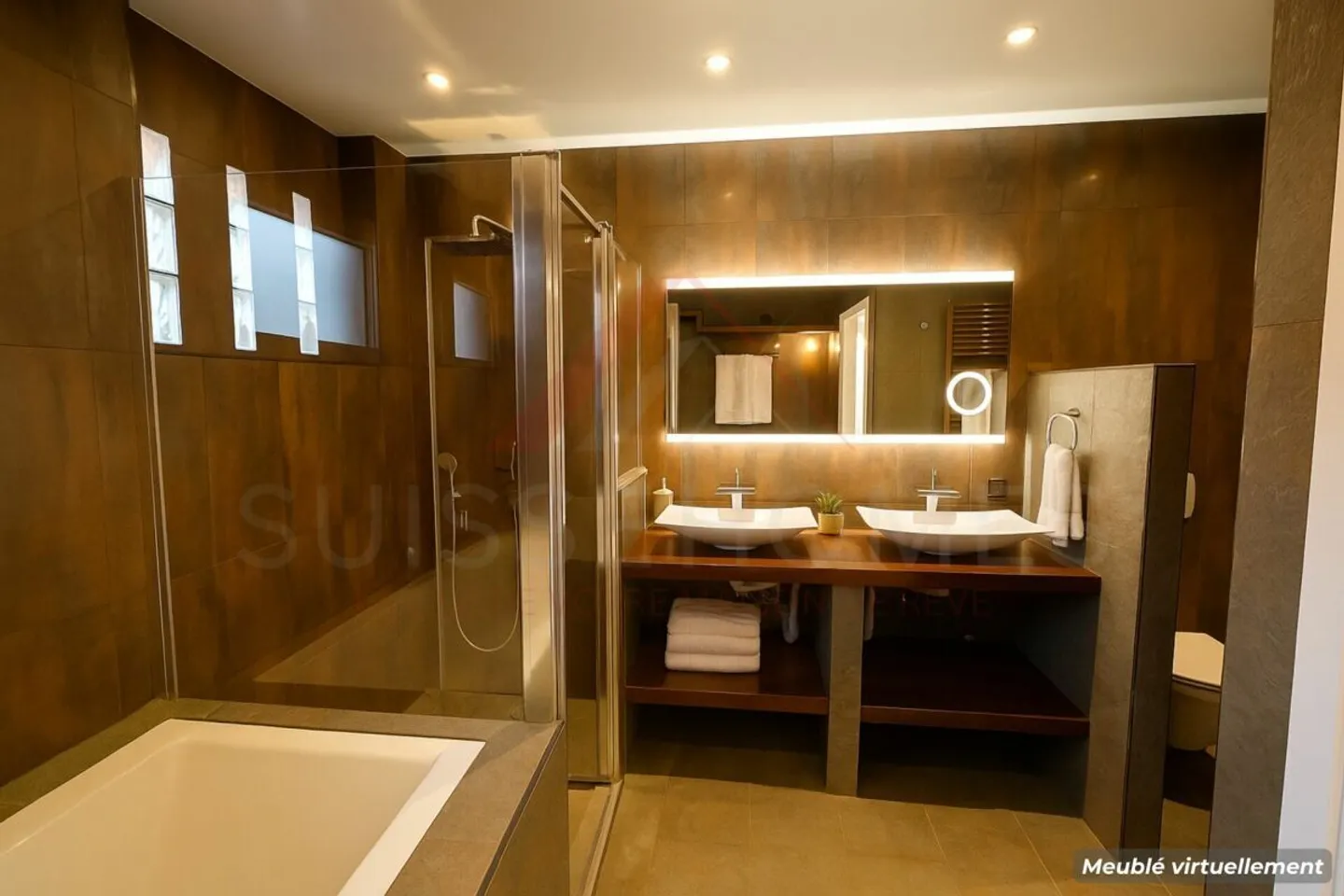 Chernex - Exceptional villa renovated in 2025 (337 m²) with panoramic terrace of 95 m² and spectacular view of Lake Geneva & the Alps - Photo 11 of 16