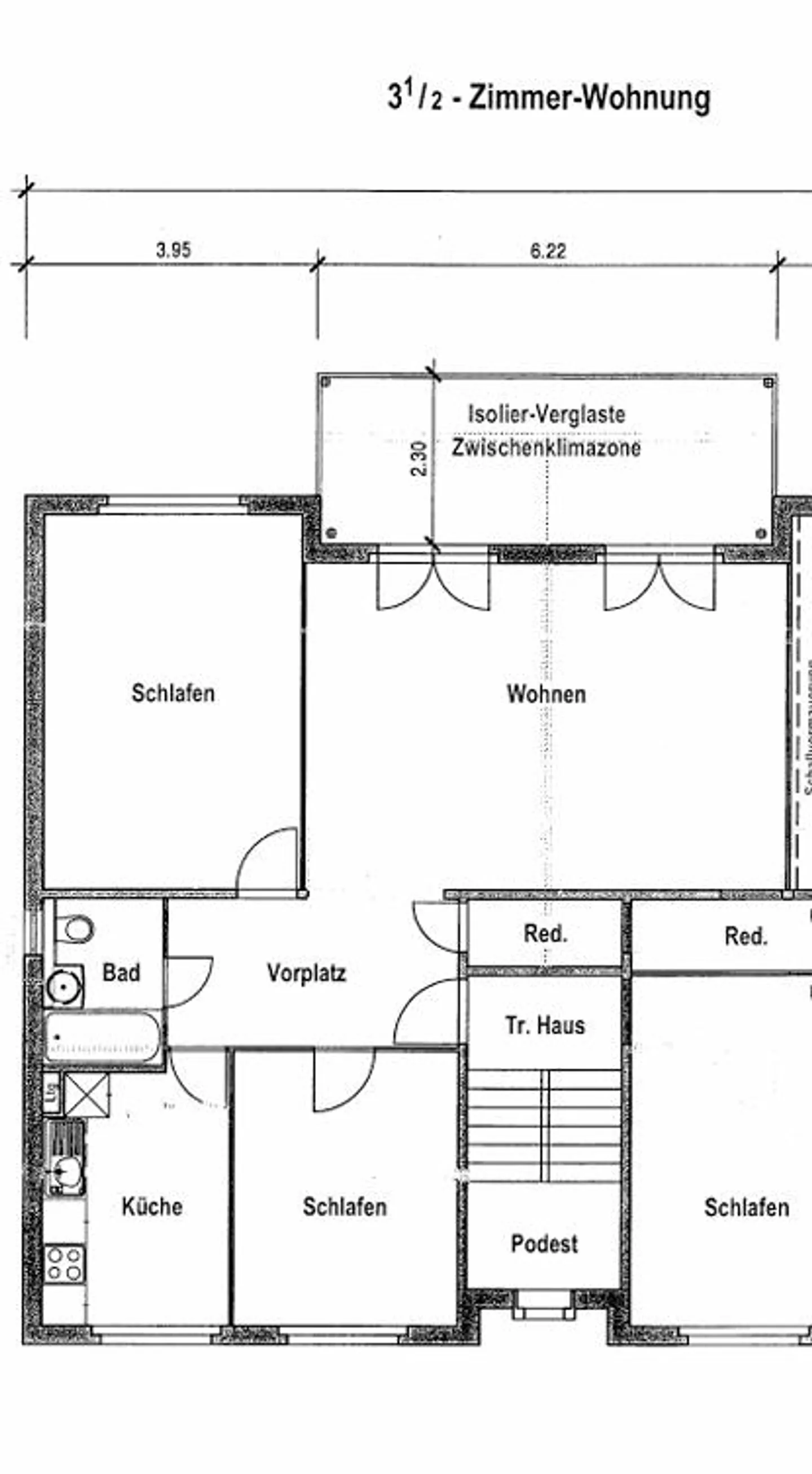 Spacious 3.5-room apartment near Reinach village - Photo 10 of 10