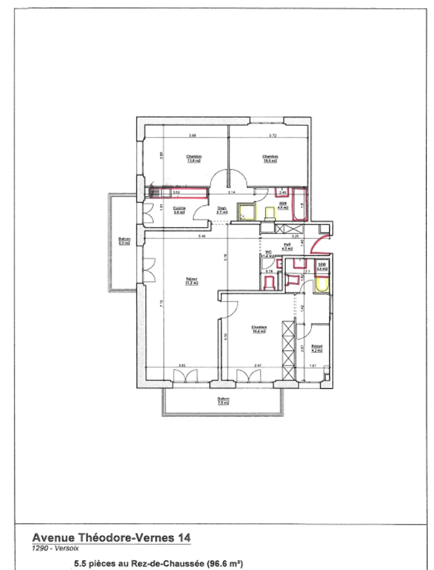 Appartement 5 pièces charmant - Photo 2 sur 2