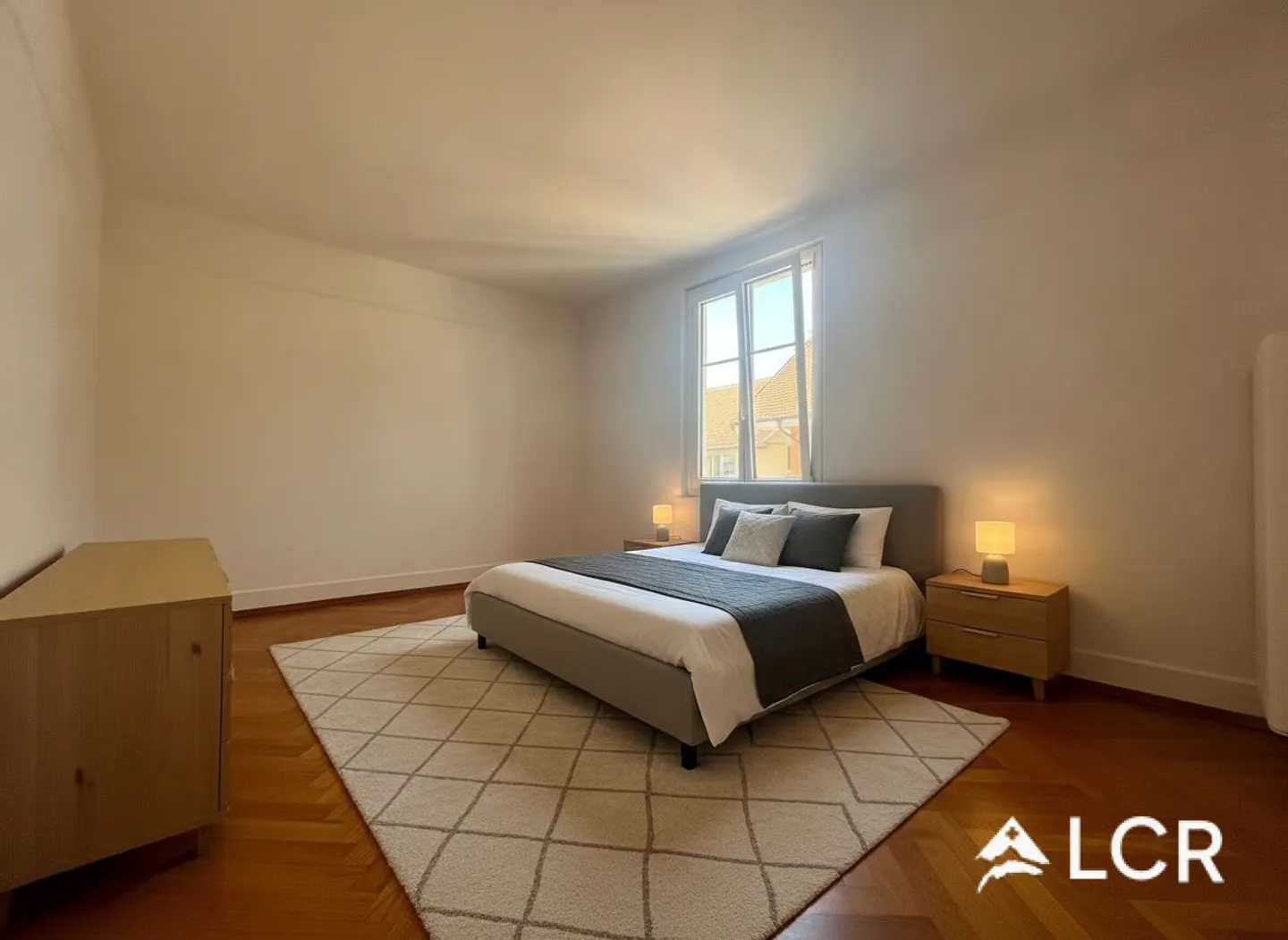 Magnificent 5.5-room apartment / 3 bedrooms / 1 bathroom / 1 balcony with stunning lake view / THANK YOU for reading the text - Photo 10 of 12