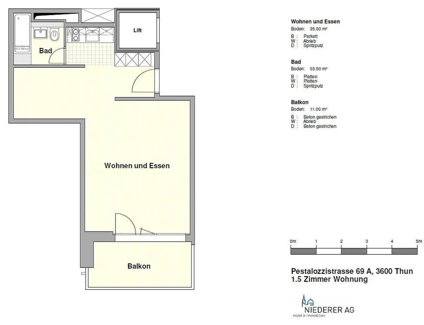 1.5-Zimmerwohnung im Pestalozzipark - Photo 6 of 7