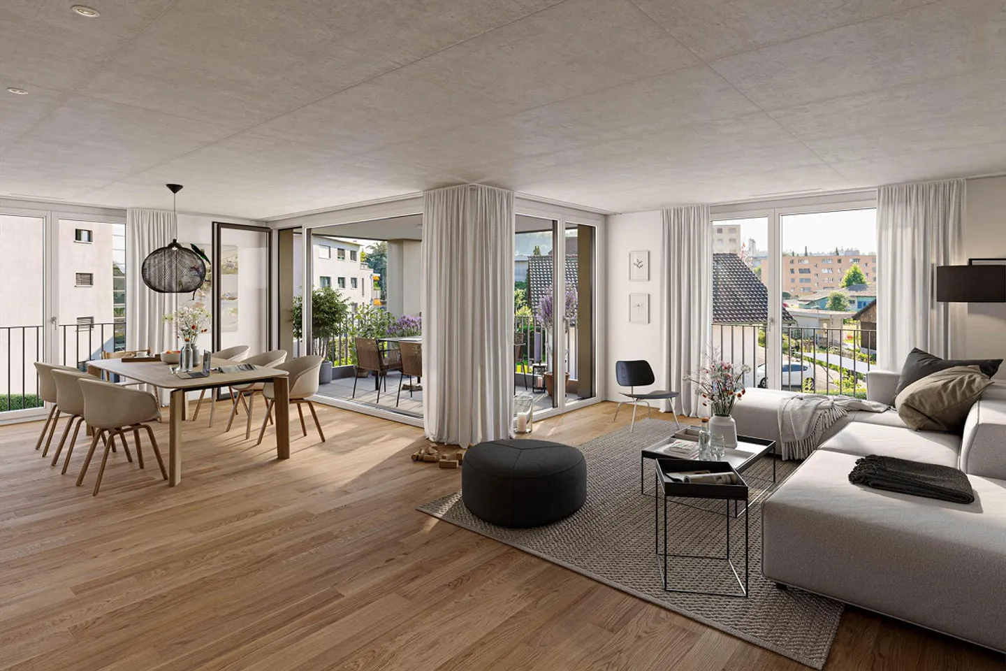 Rêve d'Attique avec terrasse de 83 m² et vue dégagée - Photo 7 sur 7