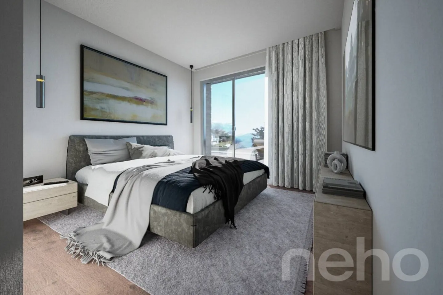 CHEXBRES ? VILLA CONTEMPORAINE AVEC VUE ÉPOUSTOUFLANTE SUR LE LÉMAN - Photo 8 sur 12