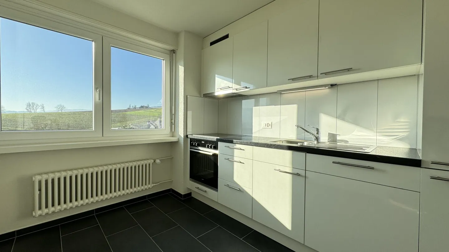 Bel appartamento ristrutturato di 2,5 locali con vista a Delémont - Foto 2 di 9
