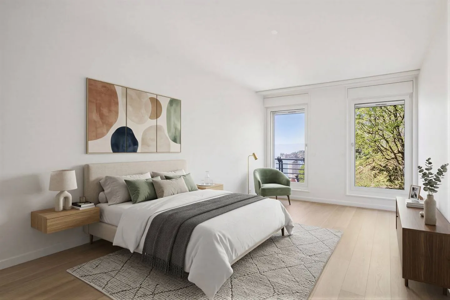 Appartement Élégant avec Vue sur le Lac - Photo 10 sur 13