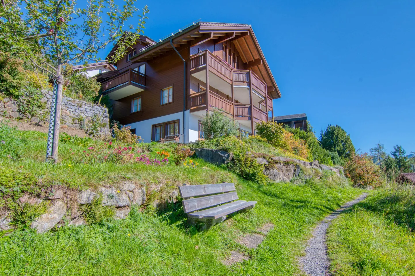 Esclusivo appartamento con giardino di 3,5 locali a Beatenberg - ideale come prima casa o casa vacanze, il tuo rifugio con panorama alpino e vista mozzafiato sul lago - Foto 22 di 24