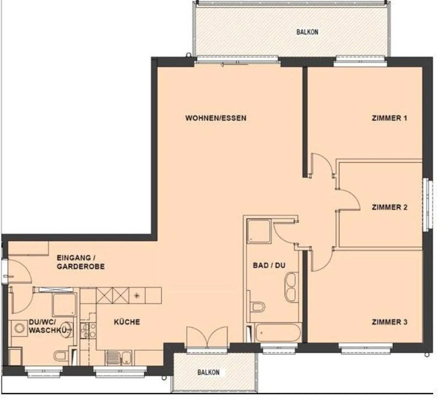 Sonnige 2.5 Zimmer-Wohnung - Foto 10 von 10