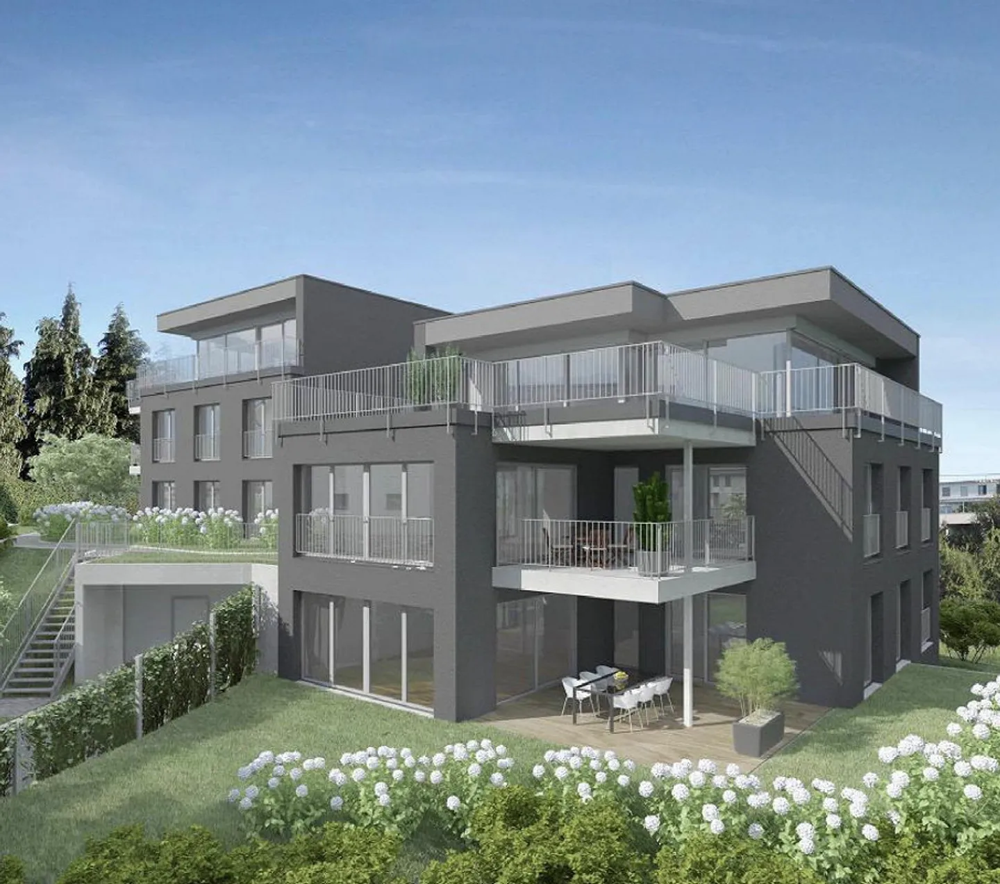 2x 3-Familien-Haus, 100 Schritte zum See - Foto 1 von 8