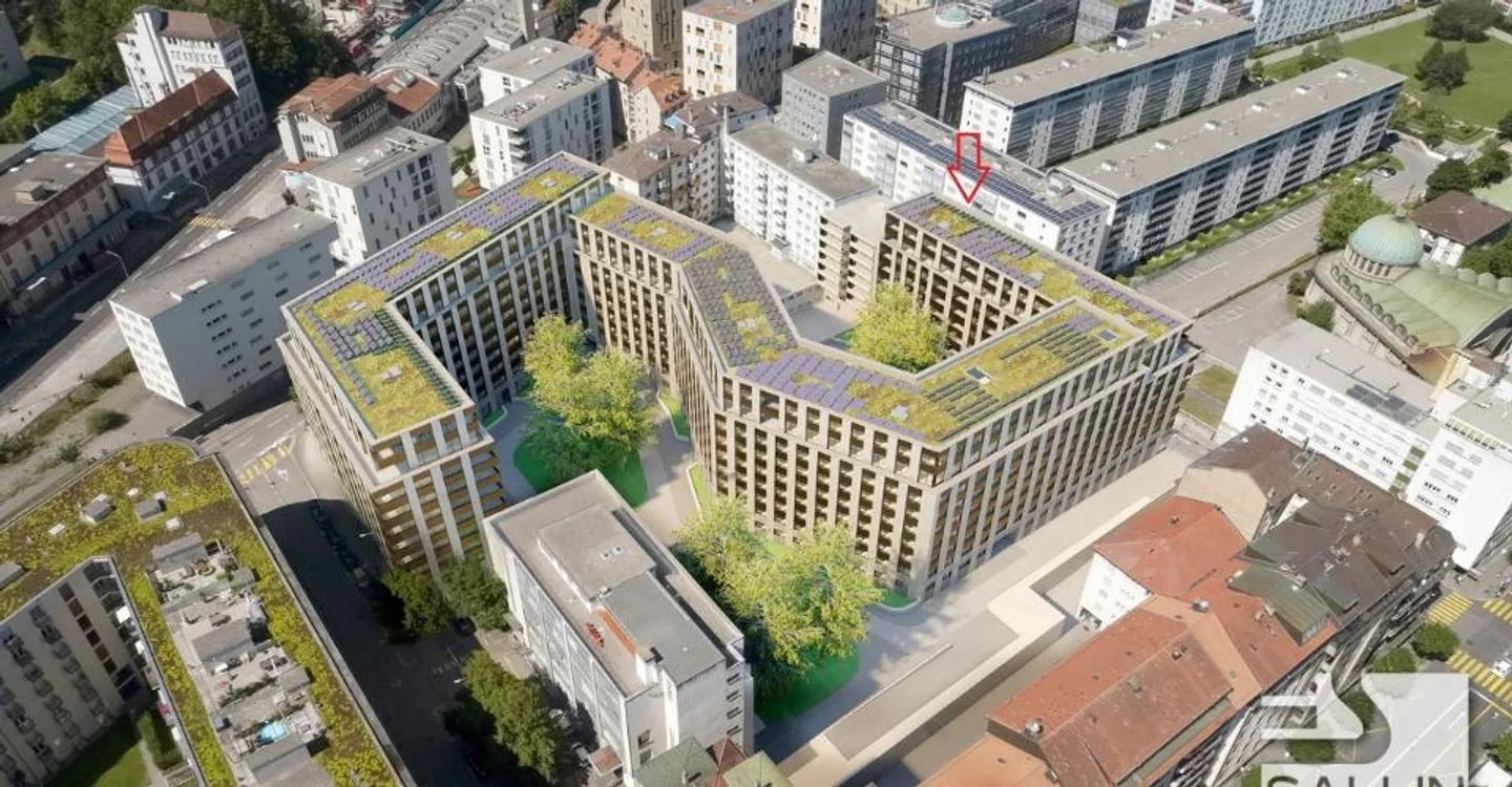 9 neue 4½-Zimmer-Wohnungen mit Parkplatz im Stadtzentrum - Foto 1 von 4