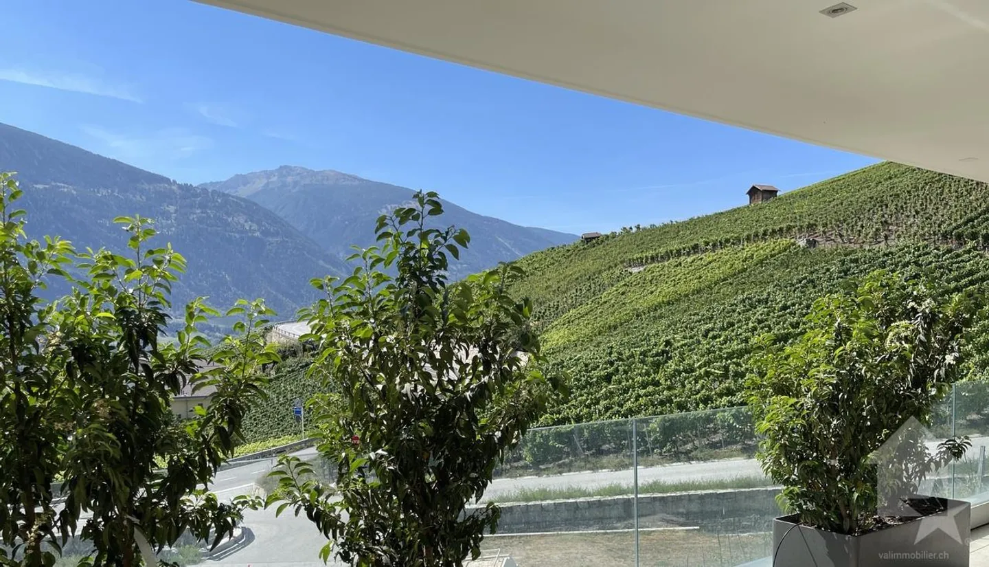 Zeitgenössische Wohnung mit Panoramablick über die Höhen von Sierre - Foto 19 von 22
