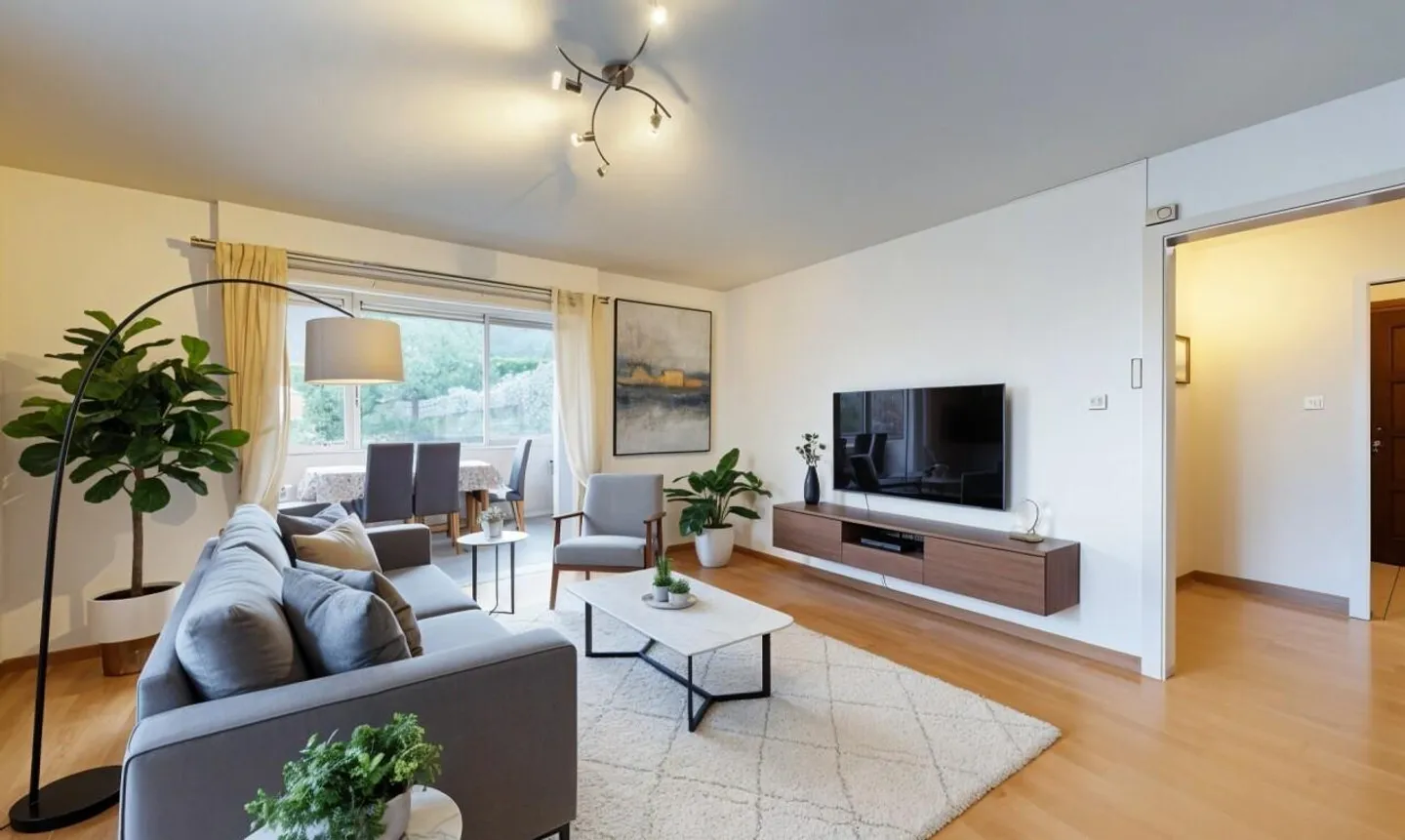 Einzelvilla mit dominanter Aussicht und großem Grundstück in Vouvry - Foto 4 von 11