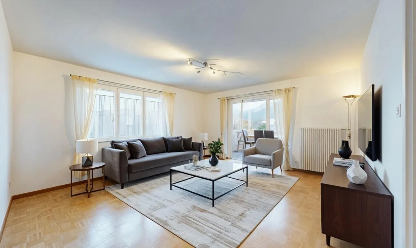 Einzelvilla mit dominanter Aussicht und großem Grundstück in Vouvry - Foto 5 von 11