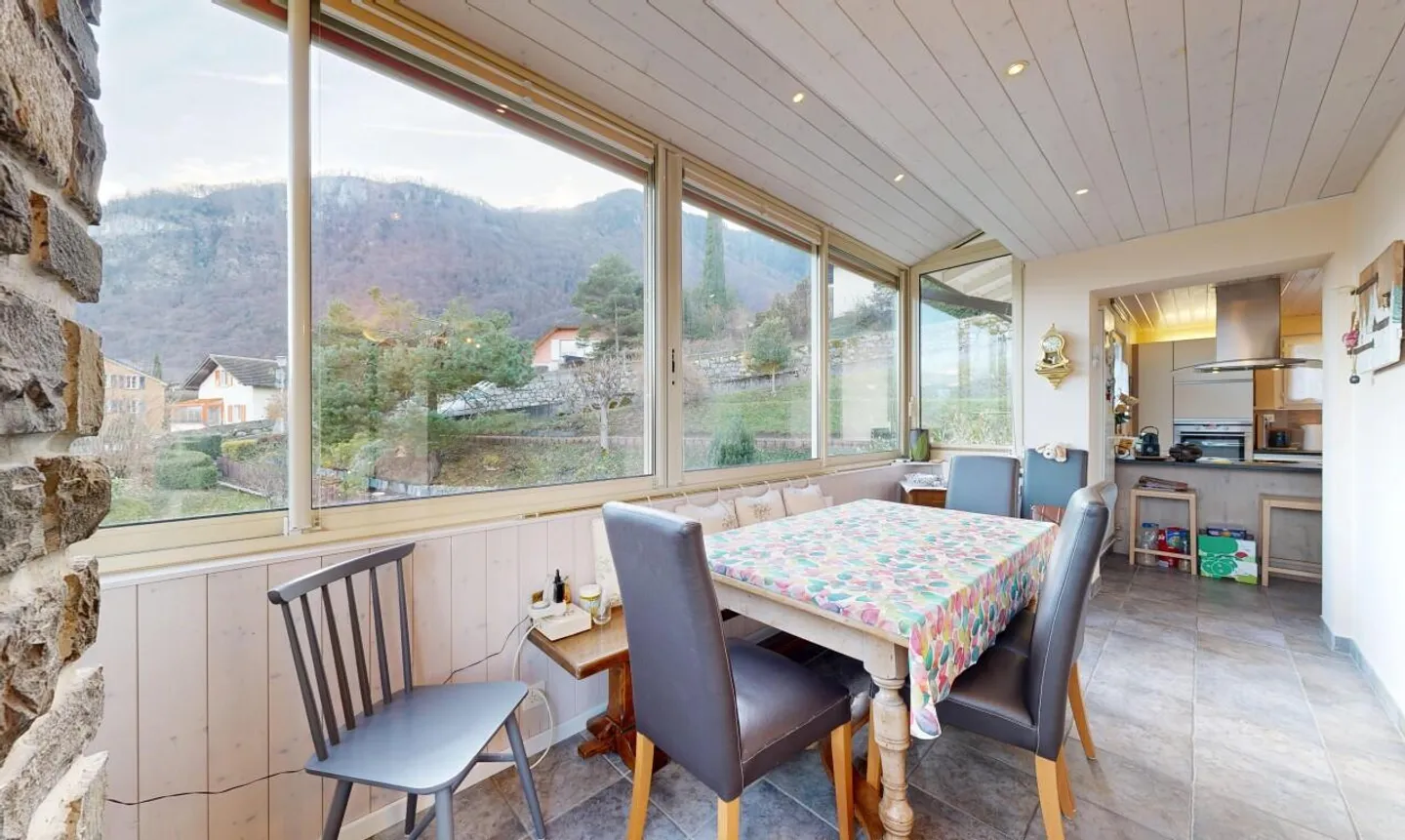 Einzelvilla mit dominanter Aussicht und großem Grundstück in Vouvry - Foto 10 von 11