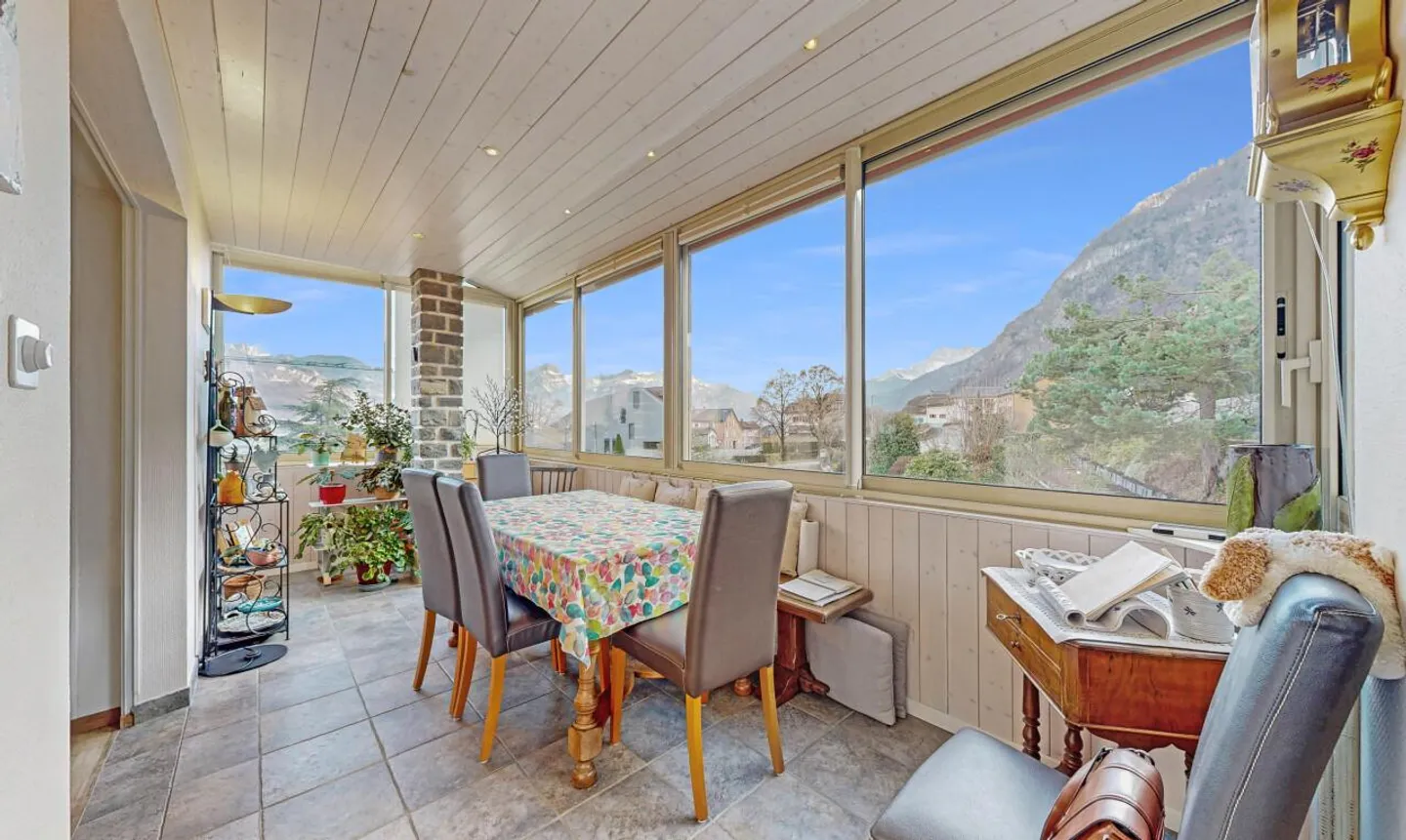 Einzelvilla mit dominanter Aussicht und großem Grundstück in Vouvry - Foto 3 von 11