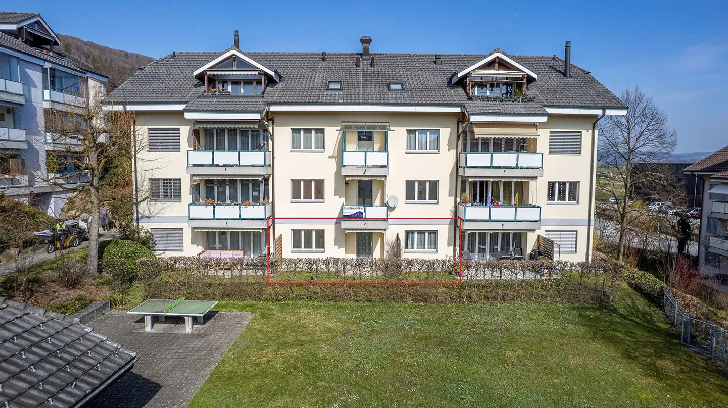 Helle 2.5-Zimmer-Gartenwohnung mit Sitzplatz in Toffen - Foto 12 von 13