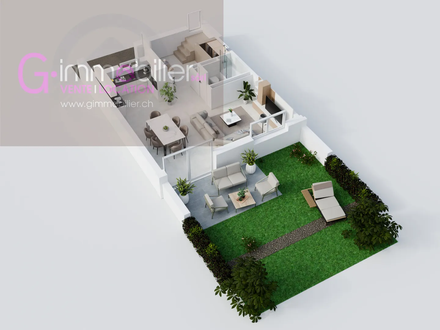 Projet unique sur les hauteurs de Monthey, dans un quartier de villas - Photo 1 sur 12