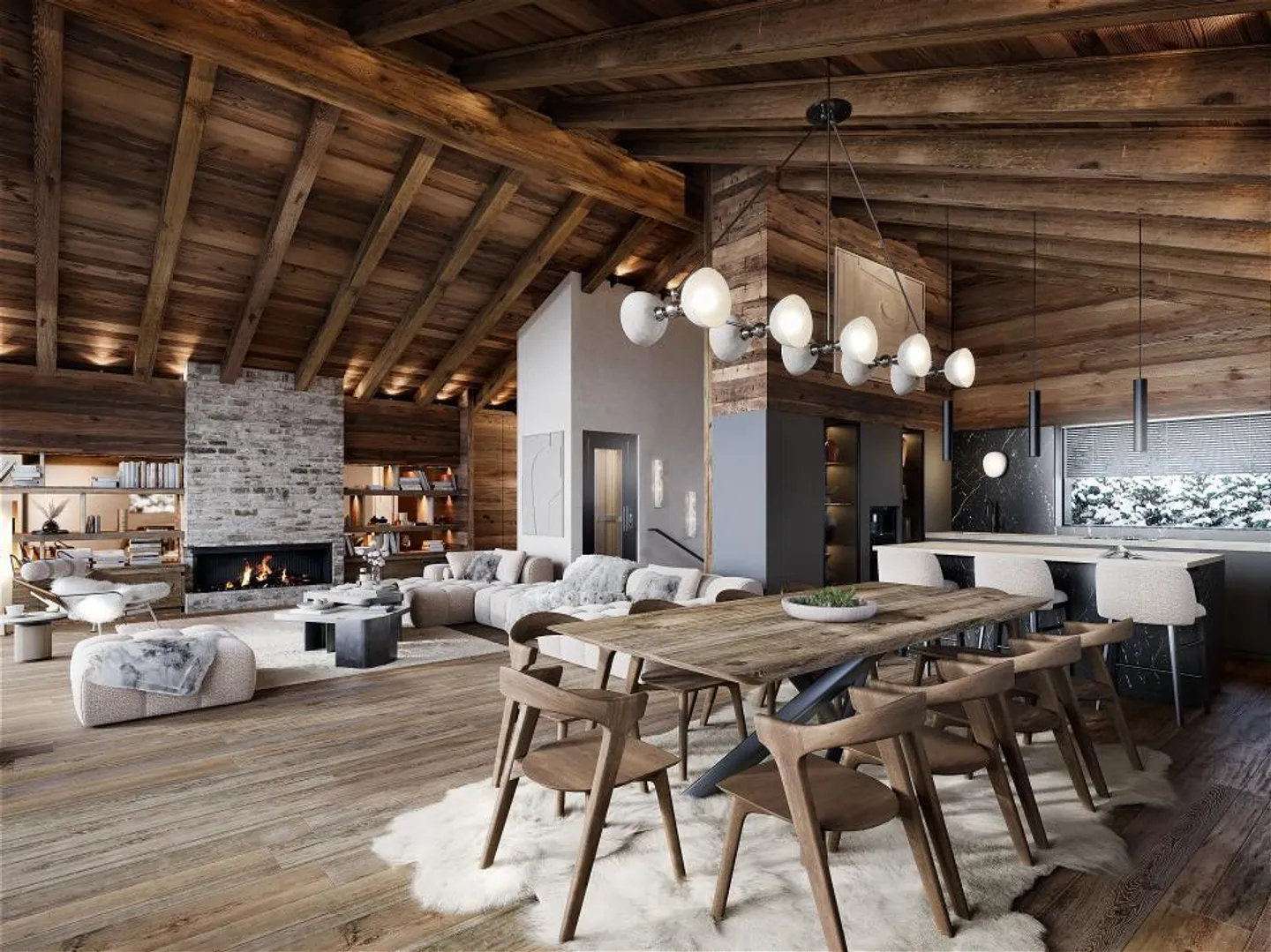 PROGETTO DI 2 NUOVI CHALET A MEDIERES (VERBIER) - Foto 5 di 8