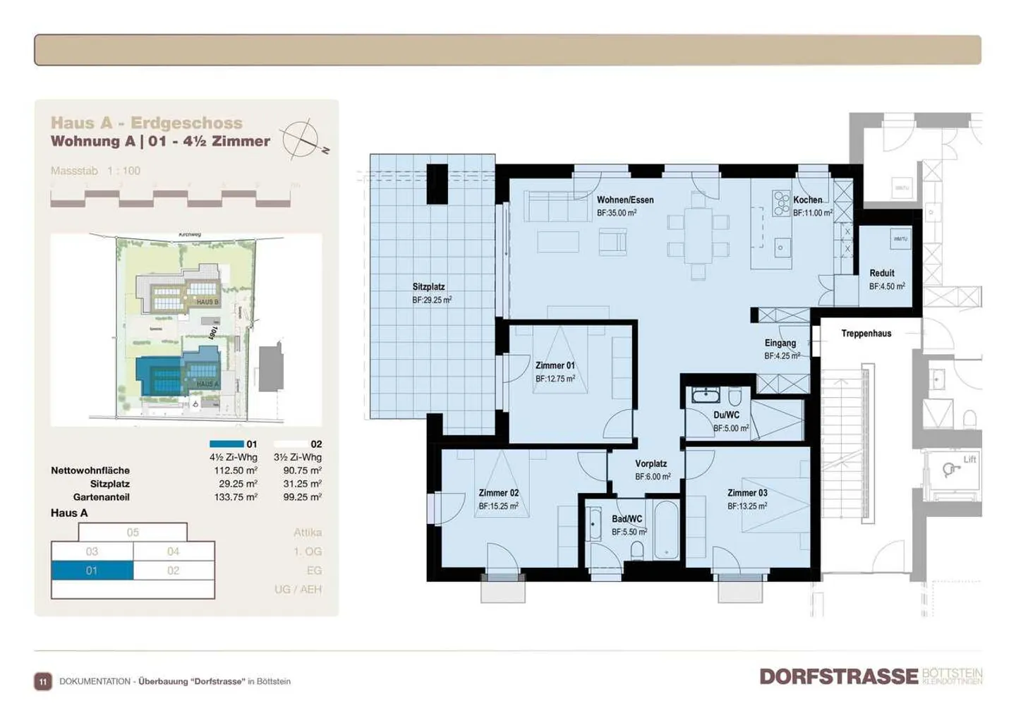 Dorfstrasse 4.5 Room Garden Apartment House A01 - Photo 7 of 12