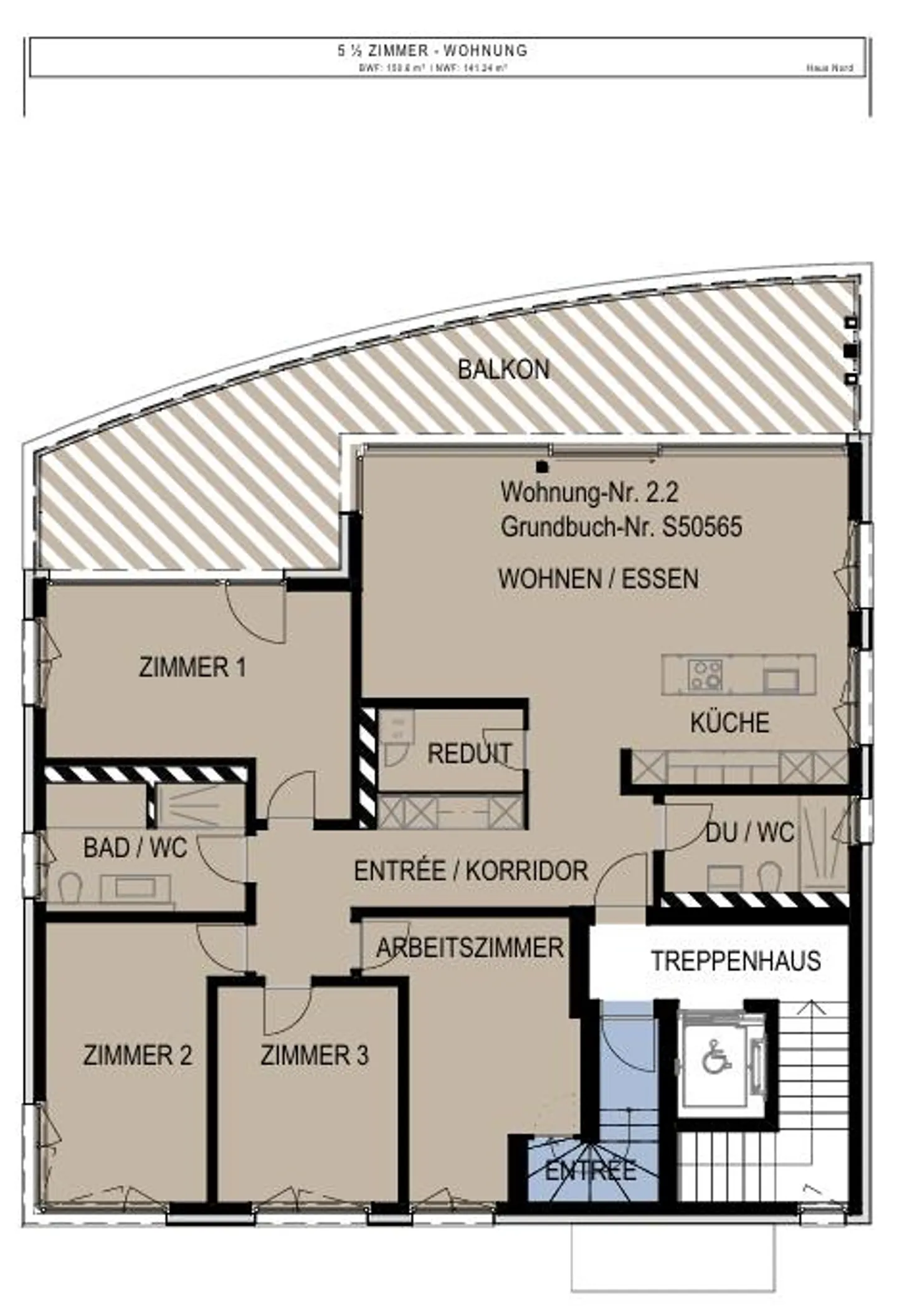 Exclusive 5.5-room apartment with lake view - Photo 22 of 22