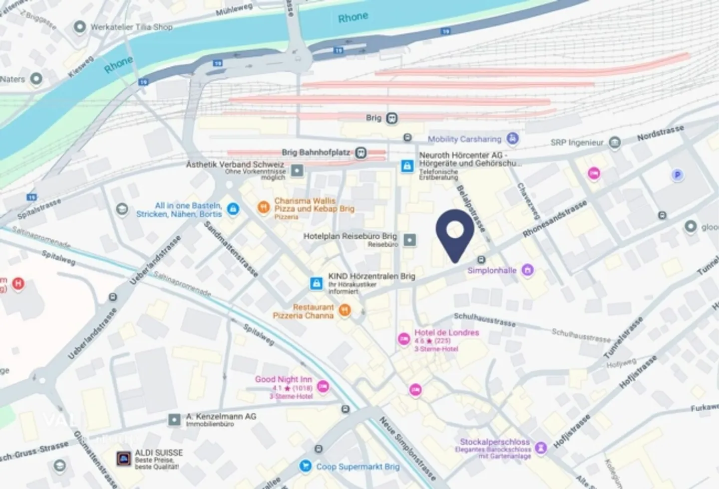 Advertising space in prime location in Brig for rent - Photo 5 of 5