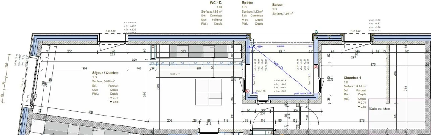 Charmante 2,5-Zimmer-Wohnung in Marly! - Foto 8 von 9