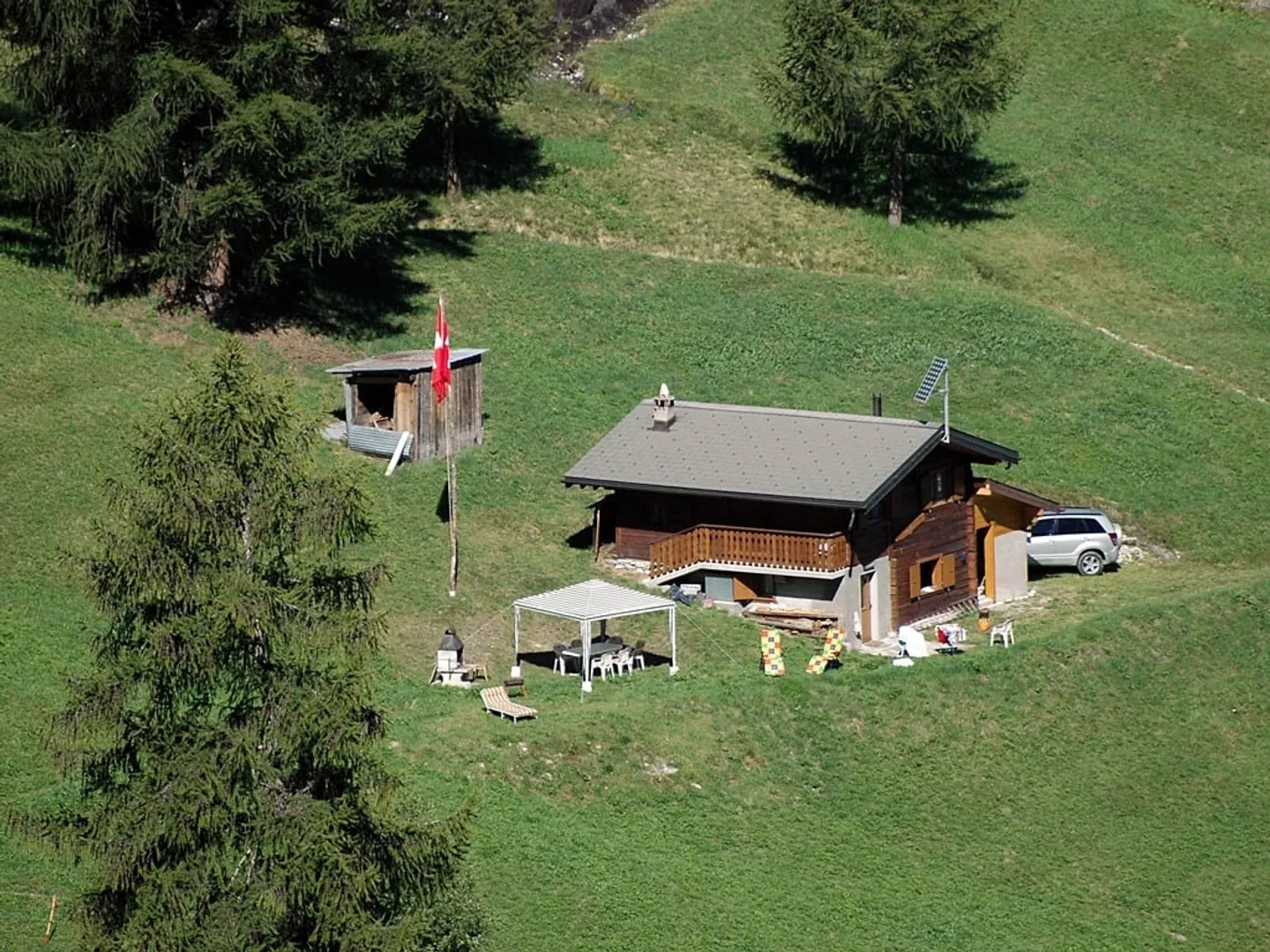 Charmanter Mayen mit Wunderschönem Blick in La Tzoumaz - Foto 7 von 9