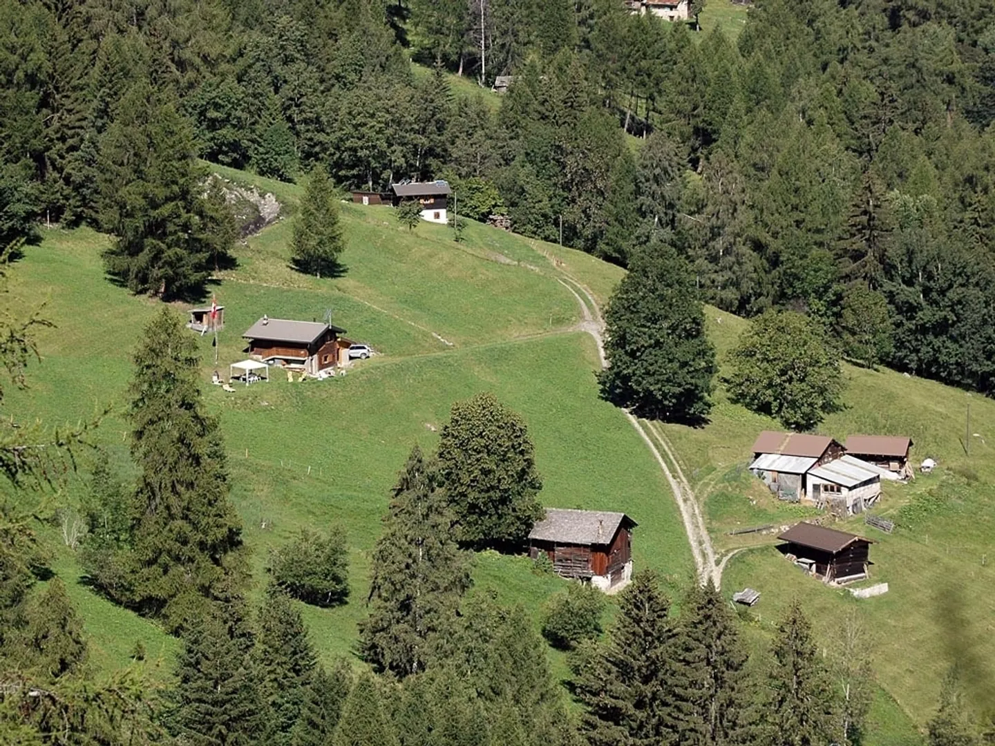 Charmanter Mayen mit Wunderschönem Blick in La Tzoumaz - Foto 8 von 9