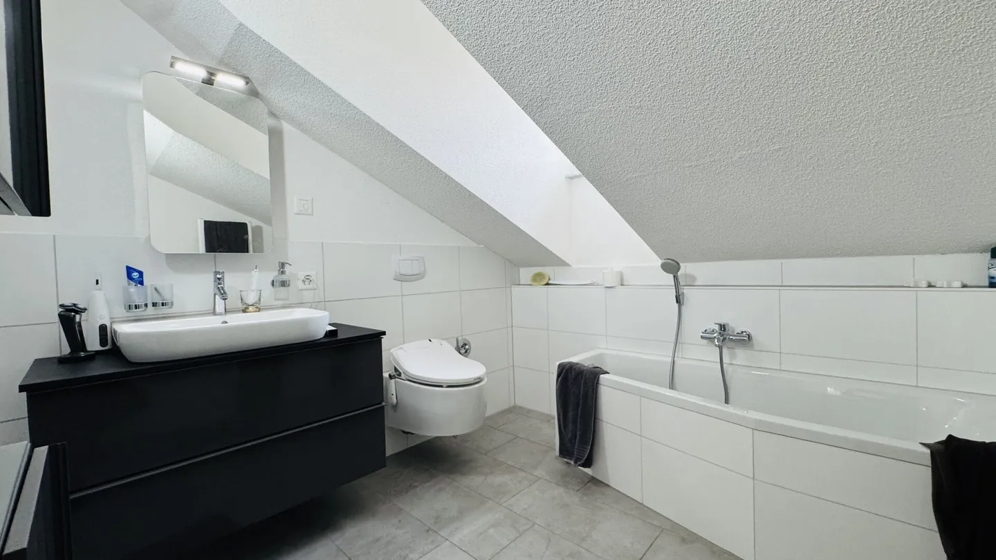 Casa multigenerazionale con 3 unità abitative, capanno e 15 posti auto - forte rendimento a Zunzgen - Foto 12 di 26