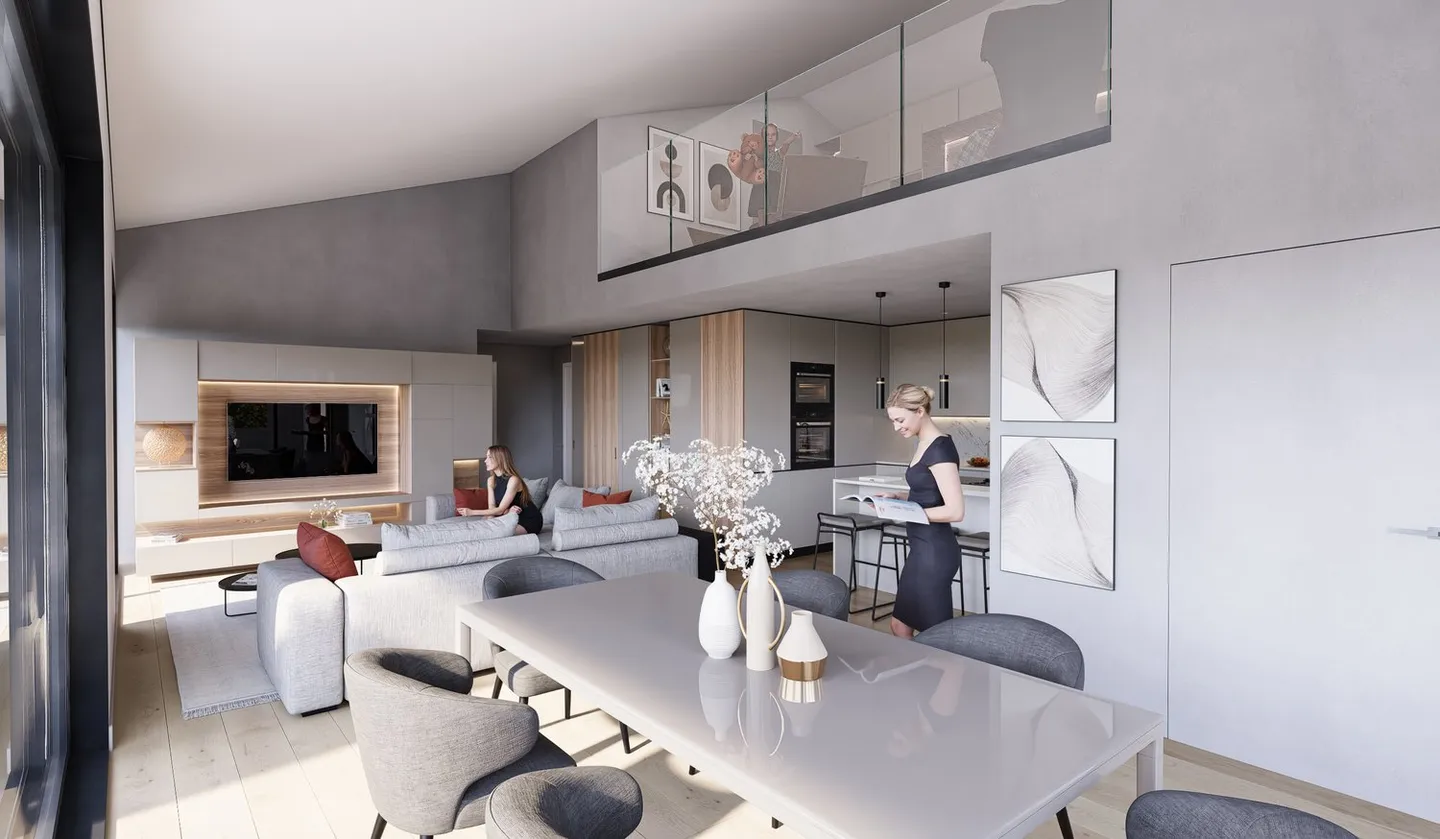 BOSCO LUGANESE – STYLE AND ELEGANCE ON TWO LEVELS – 4.5 ROOMS (APP. 5) - Photo 1 of 6