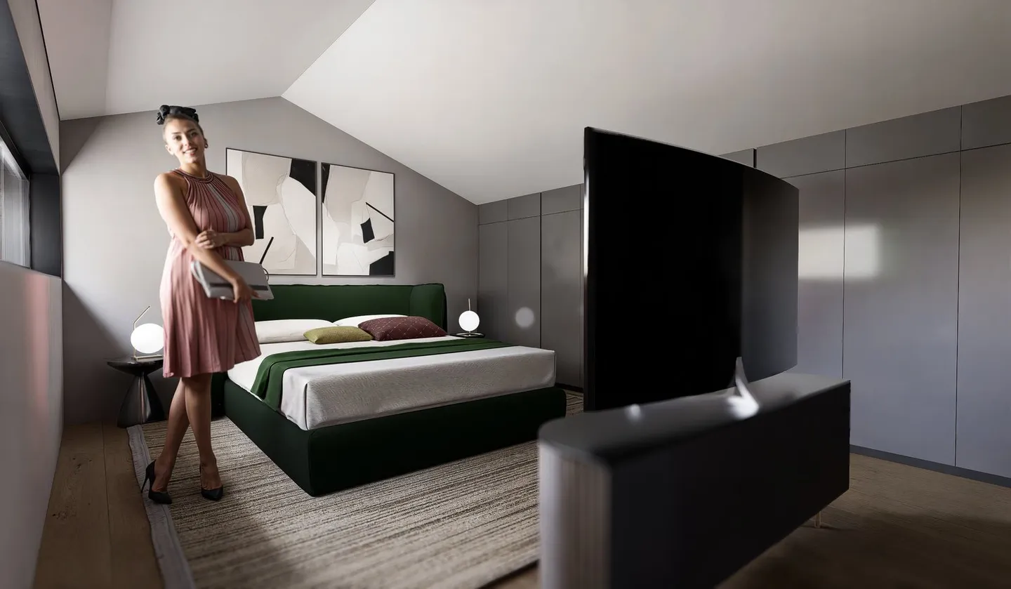 BOSCO LUGANESE – STYLE AND ELEGANCE ON TWO LEVELS – 4.5 ROOMS (APP. 5) - Photo 3 of 6