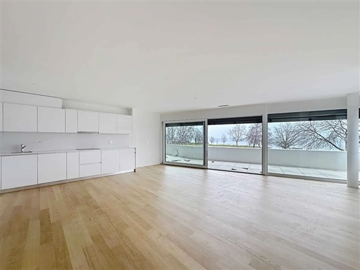 Nuovo appartamento di 3,5 stanze con terrazza coperta e vista sul giardino e sul lago - Foto 3 di 13