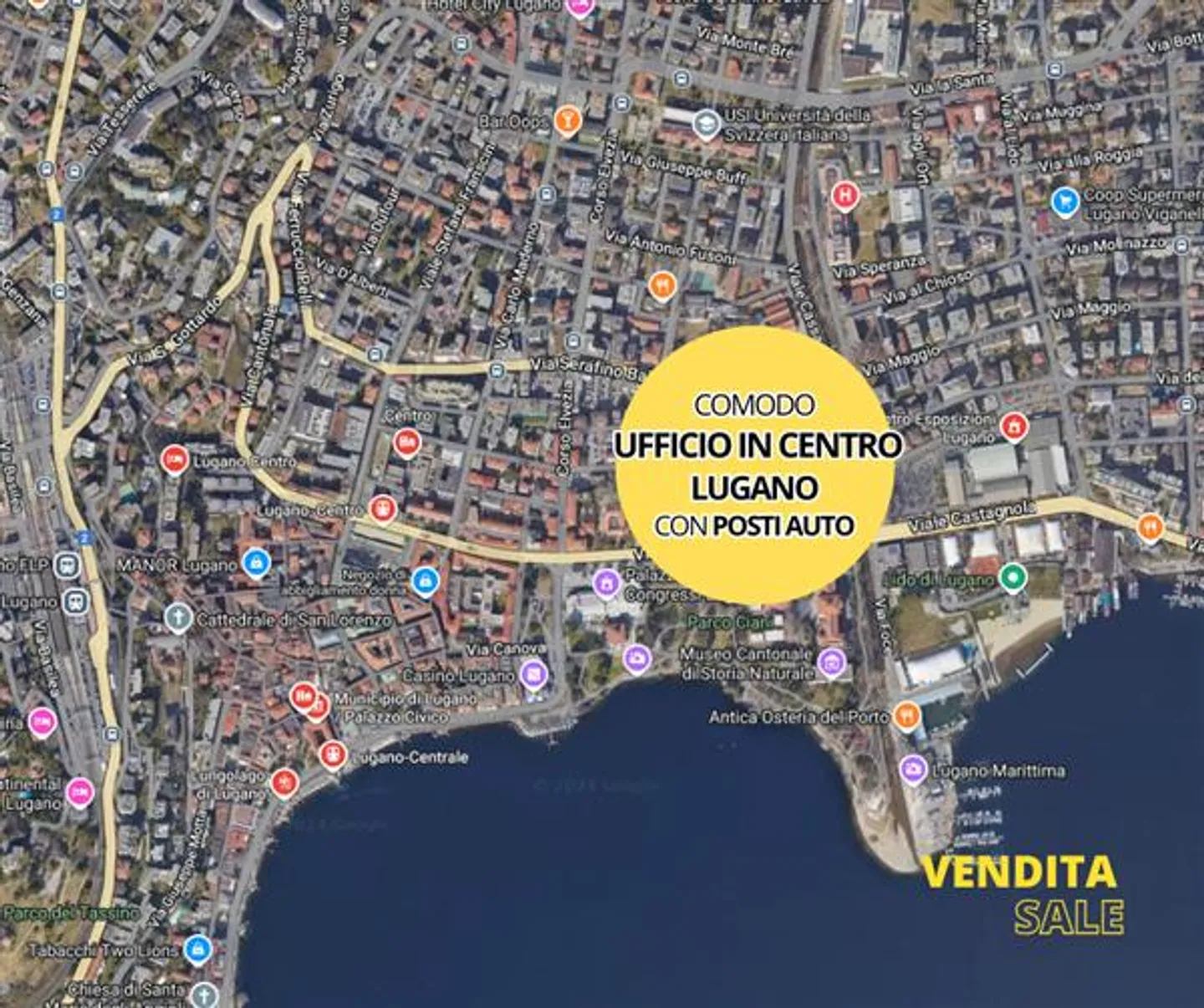 Lugano: Office with 10 Rooms - Photo 2 of 6