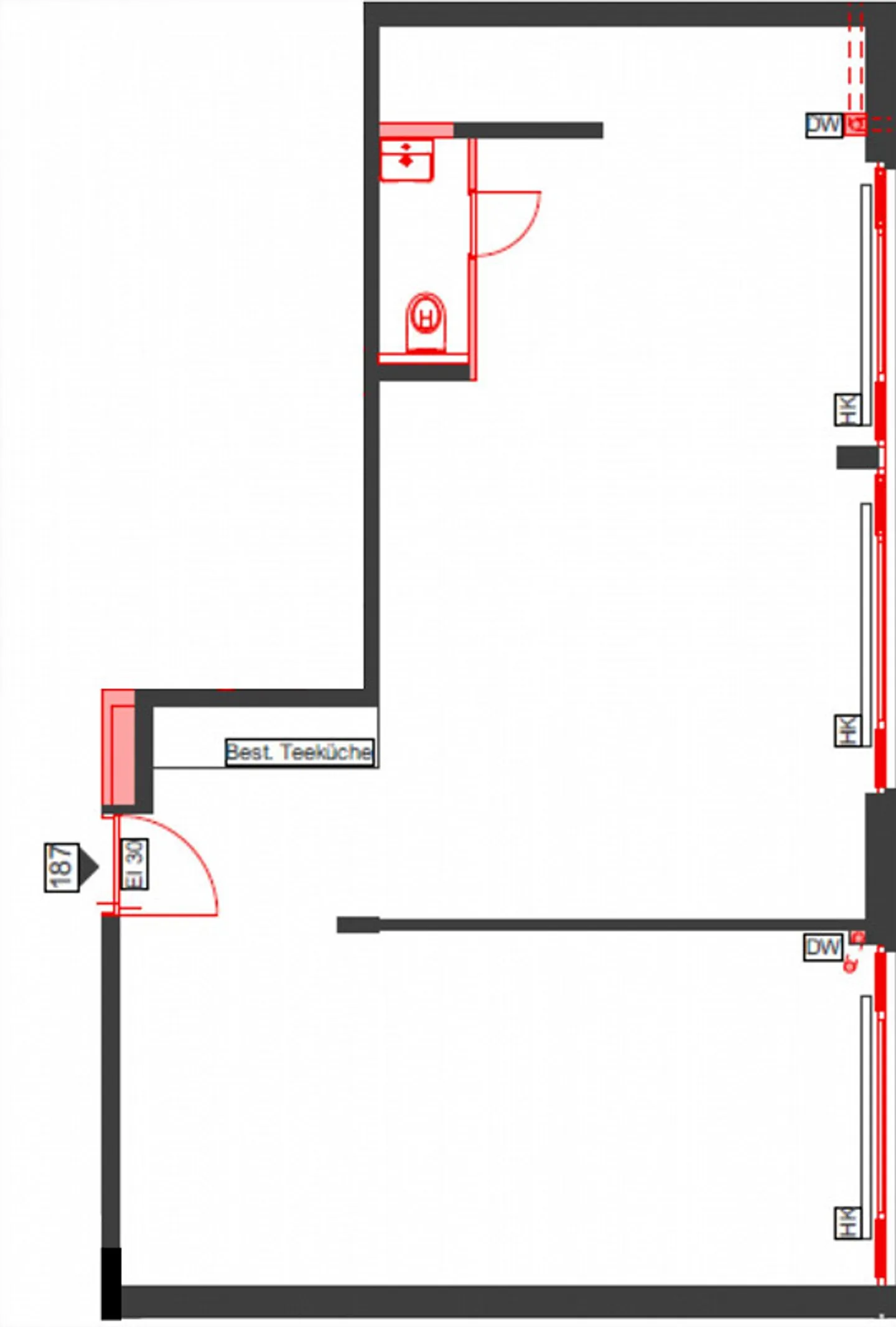 Spazio ufficio 67m² - Foto 6 di 6