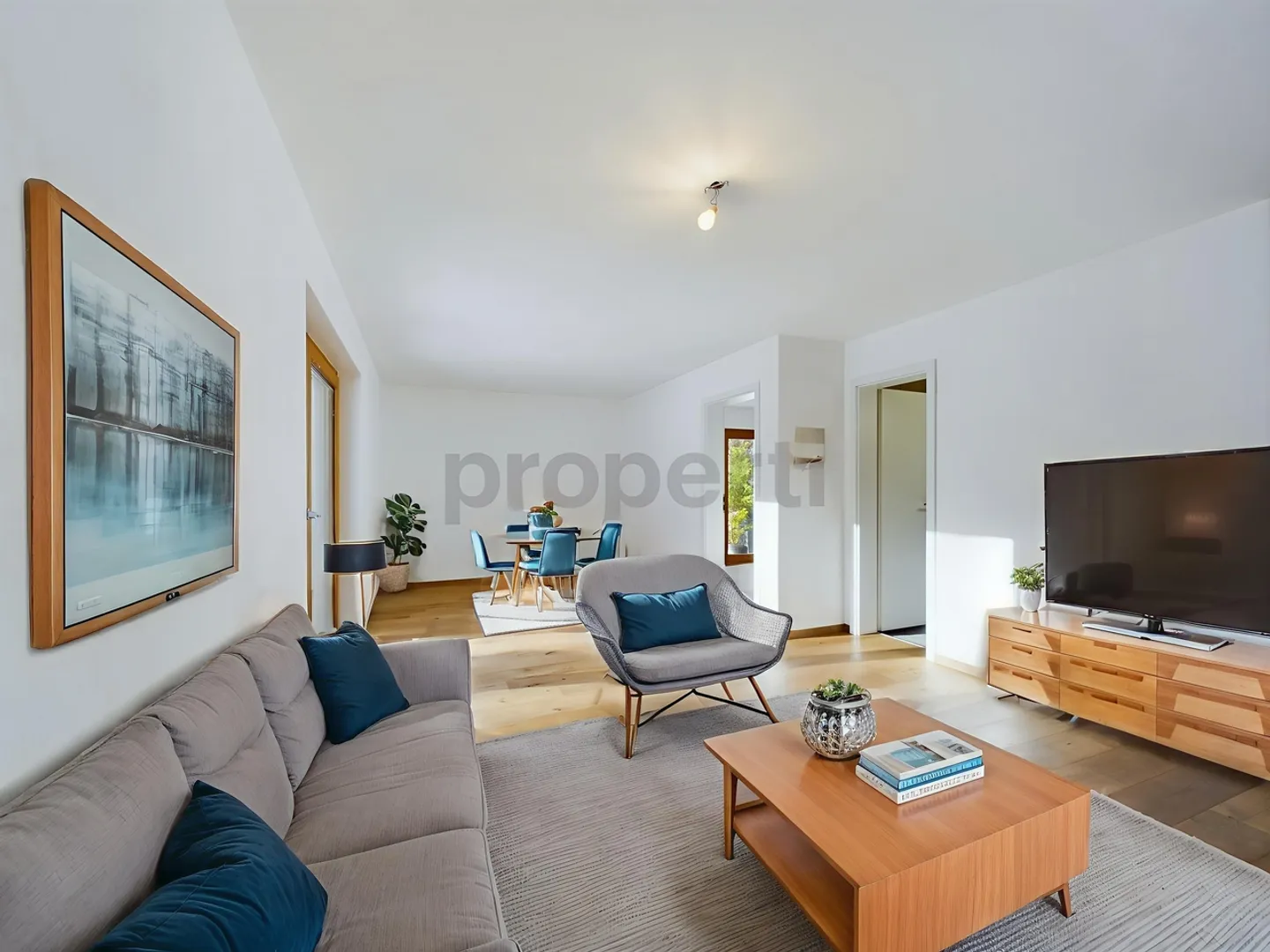 Appartement moderne de 2,5 pièces dans un emplacement calme avec des activités de loisirs variées... - Photo 2 sur 8