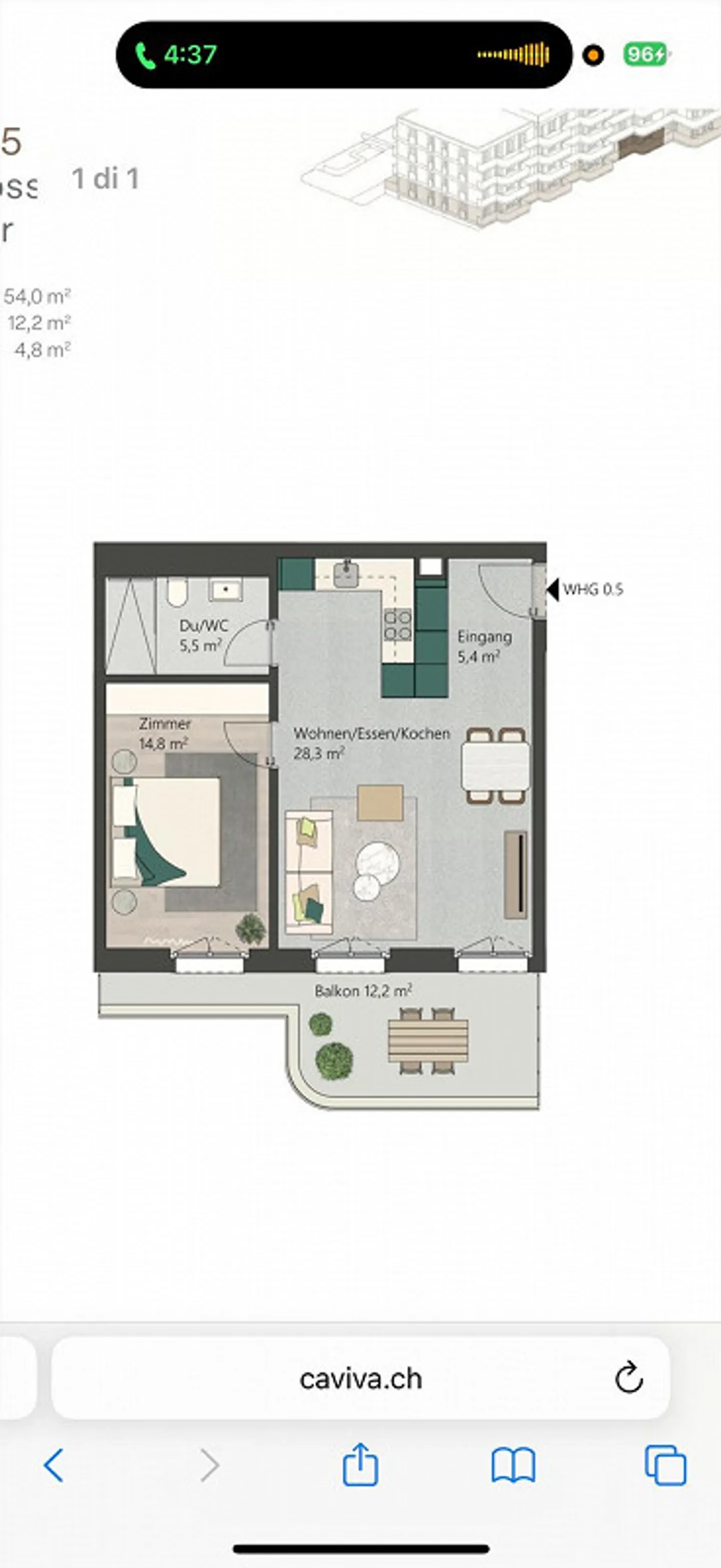 2.5 Room Apartment - Photo 8 of 9