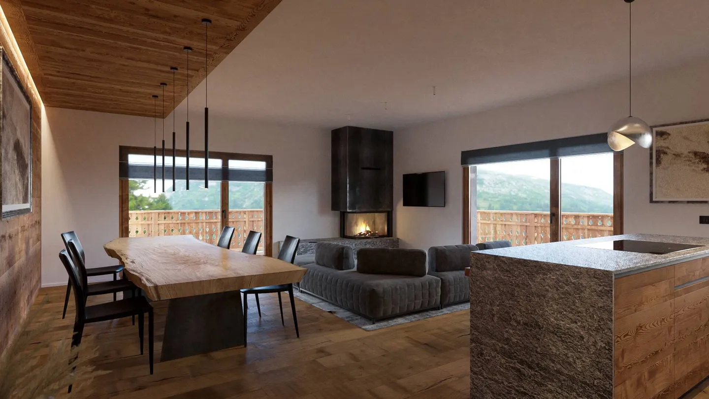 Apartment 4.5 rooms in Crans-Montana - Photo 2 sur 9