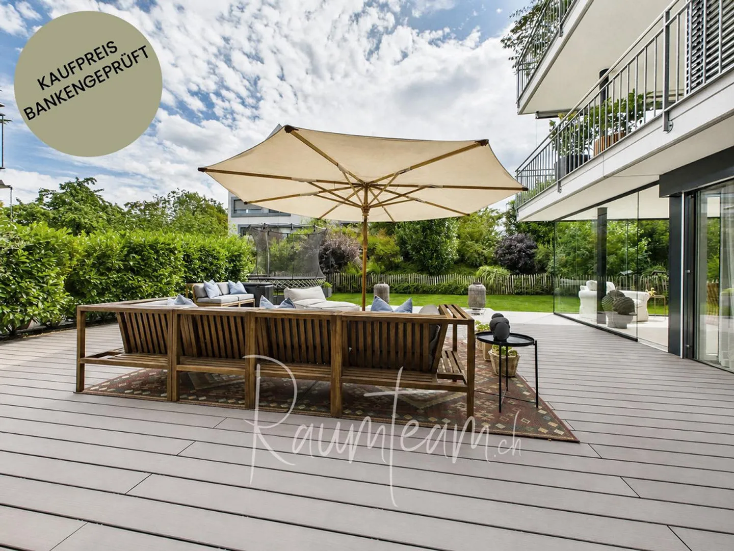 Luxuriöse Gartenwohnung in Bottighofen - Foto 1 von 9