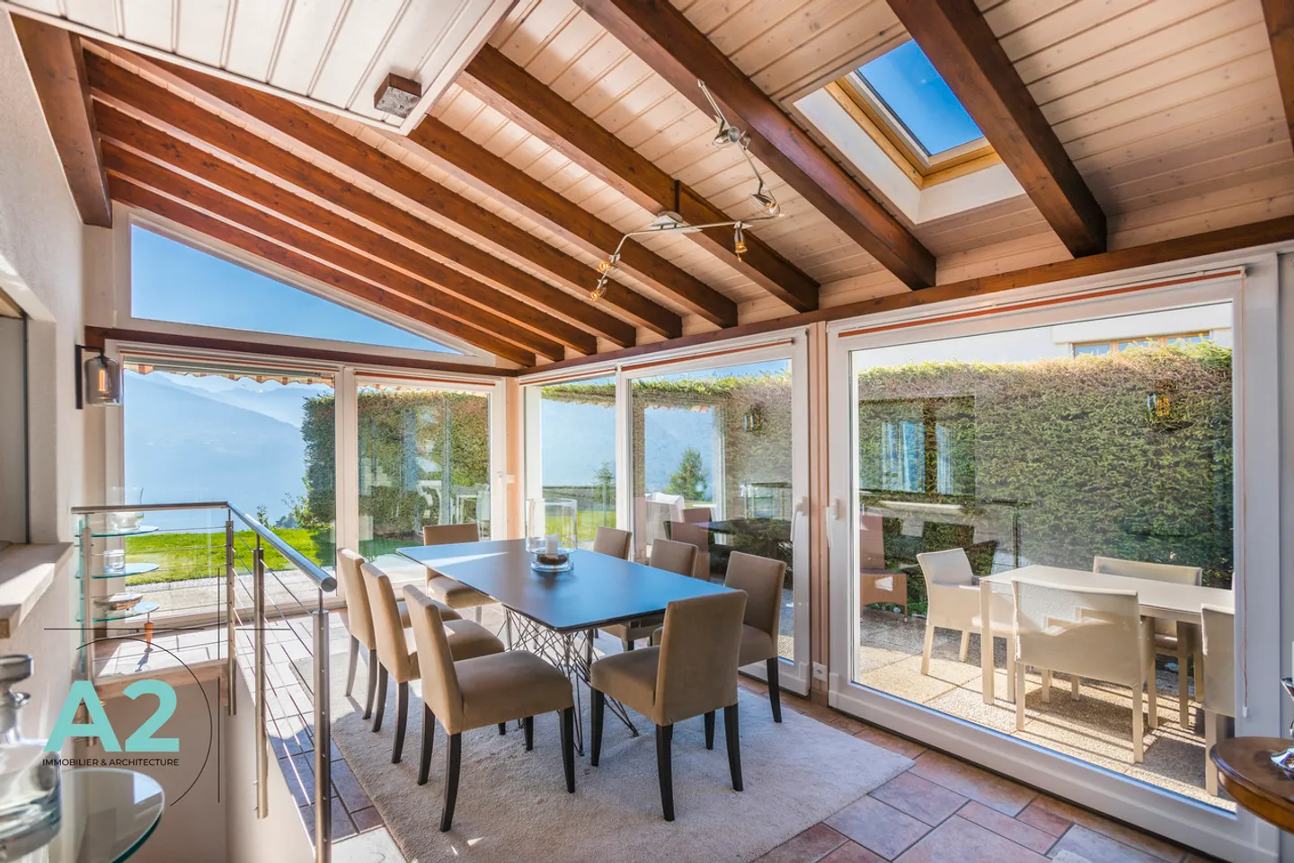 LOCATION A L'ANNEE : Villa  A 5 minutes en voiture de Crans-Montana - Foto 4 di 21